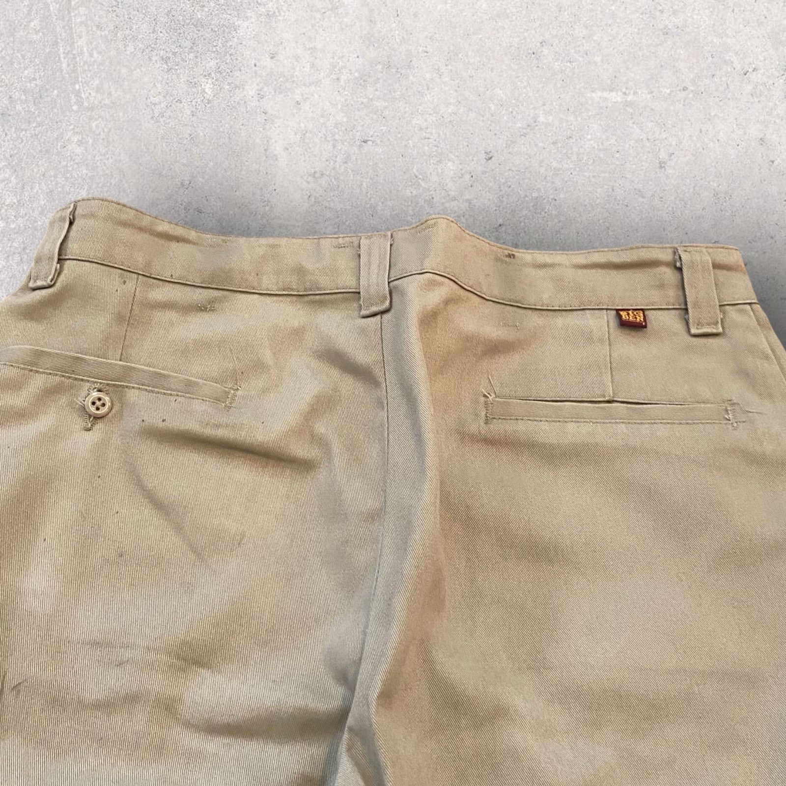 Vintage × Wrangler Vintage Big Ben Wrangler Khaki Twill Chino Work Pants Size US 32 / EU 48 - 4 Thumbnail