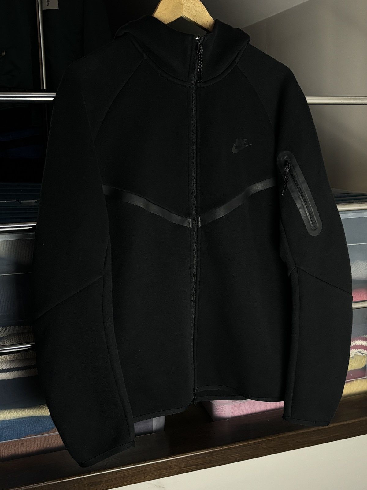 Nike Nike Tech Fleece Zip Up Hoodie Streetwear Drill Size US L / EU 52-54 / 3 - 2 Thumbnail