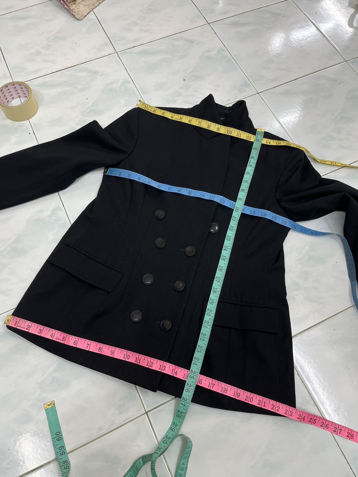 Yohji Yamamoto 🔥🔥🔥ARCHIVE YOHJI YAMAMOTO BACK PLEATED JACKET Size S / US 4 / IT 40 - 18 Thumbnail