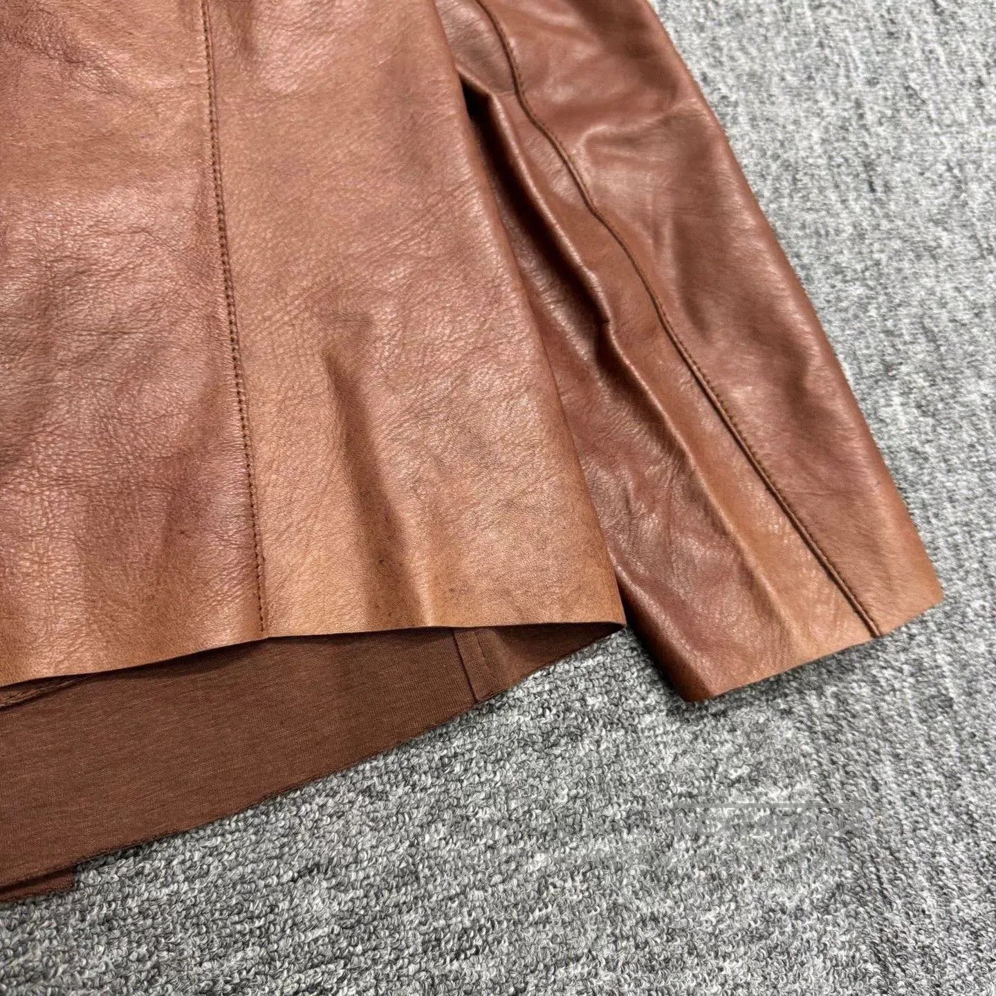 Giorgio Armani Giorgio Armani Leather Trench Coat Size 50. Size US L / EU 52-54 / 3 - 9 Thumbnail