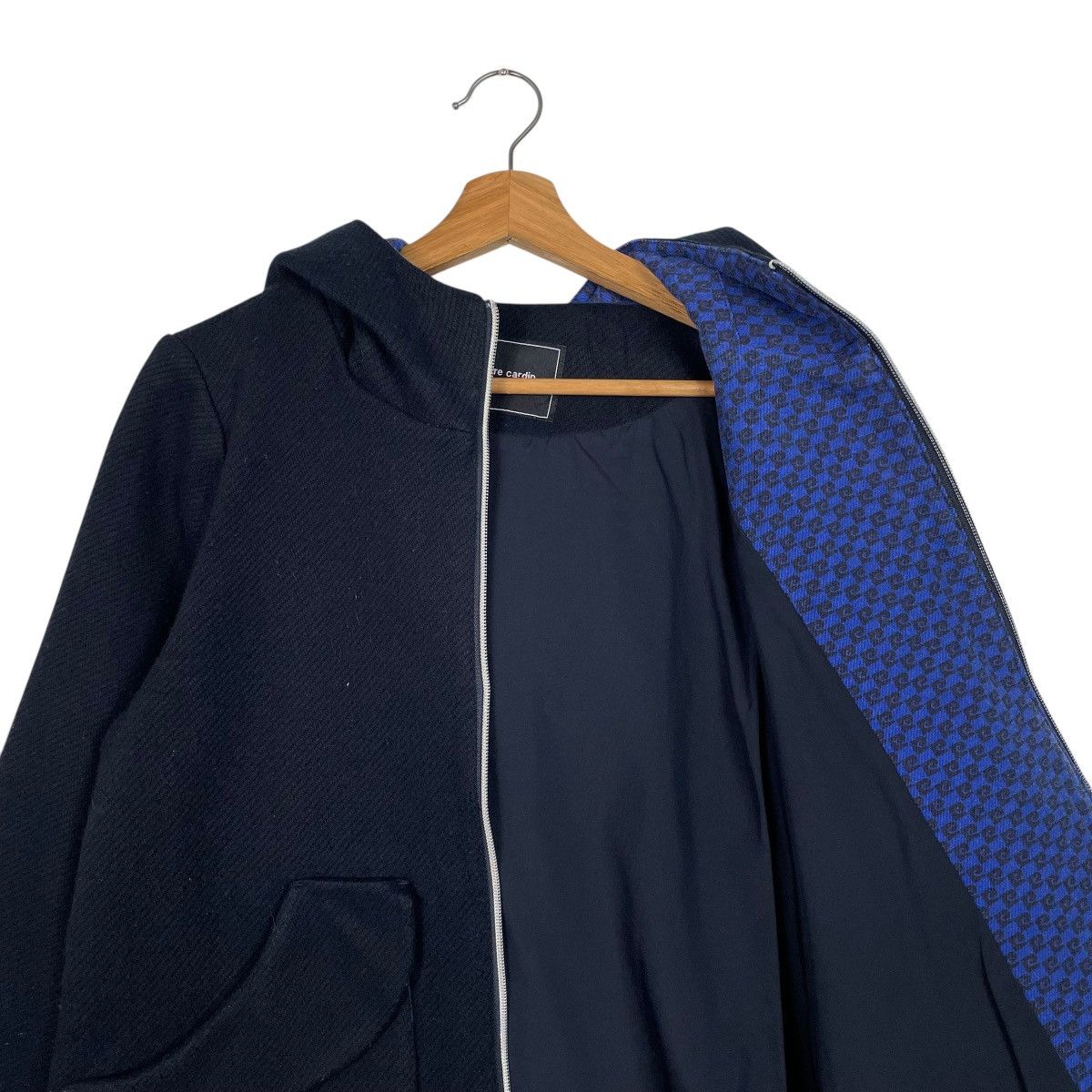 Pierre Cardin Pierre Cardin Diffusion Hooded Zipper Jacket Size US M / EU 48-50 / 2 - 11 Thumbnail