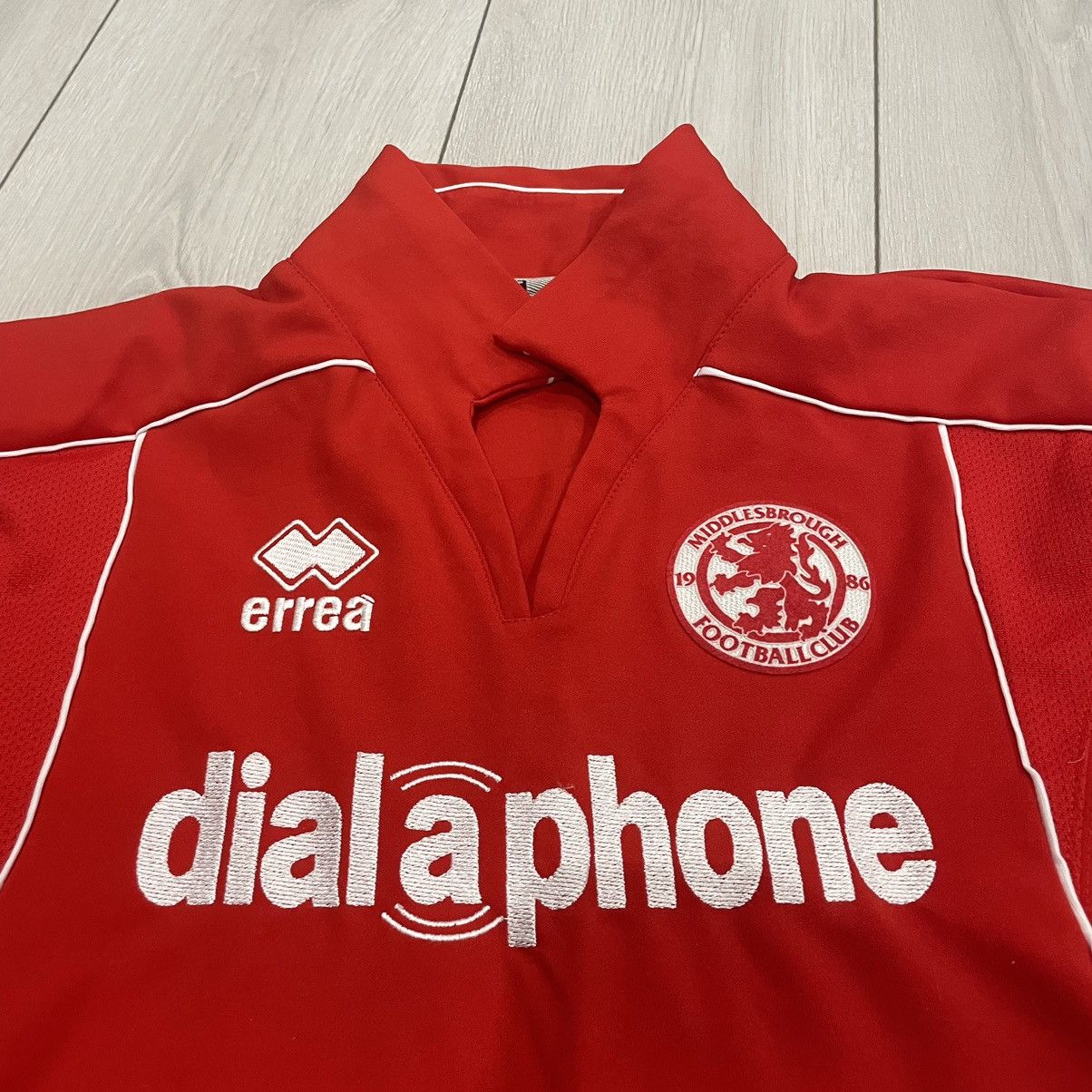Pro Player Retro 90s ERREA dial a phone MIDDLESBROUGH Shirt Jersey 80s Size US S / EU 44-46 / 1 - 2 Thumbnail