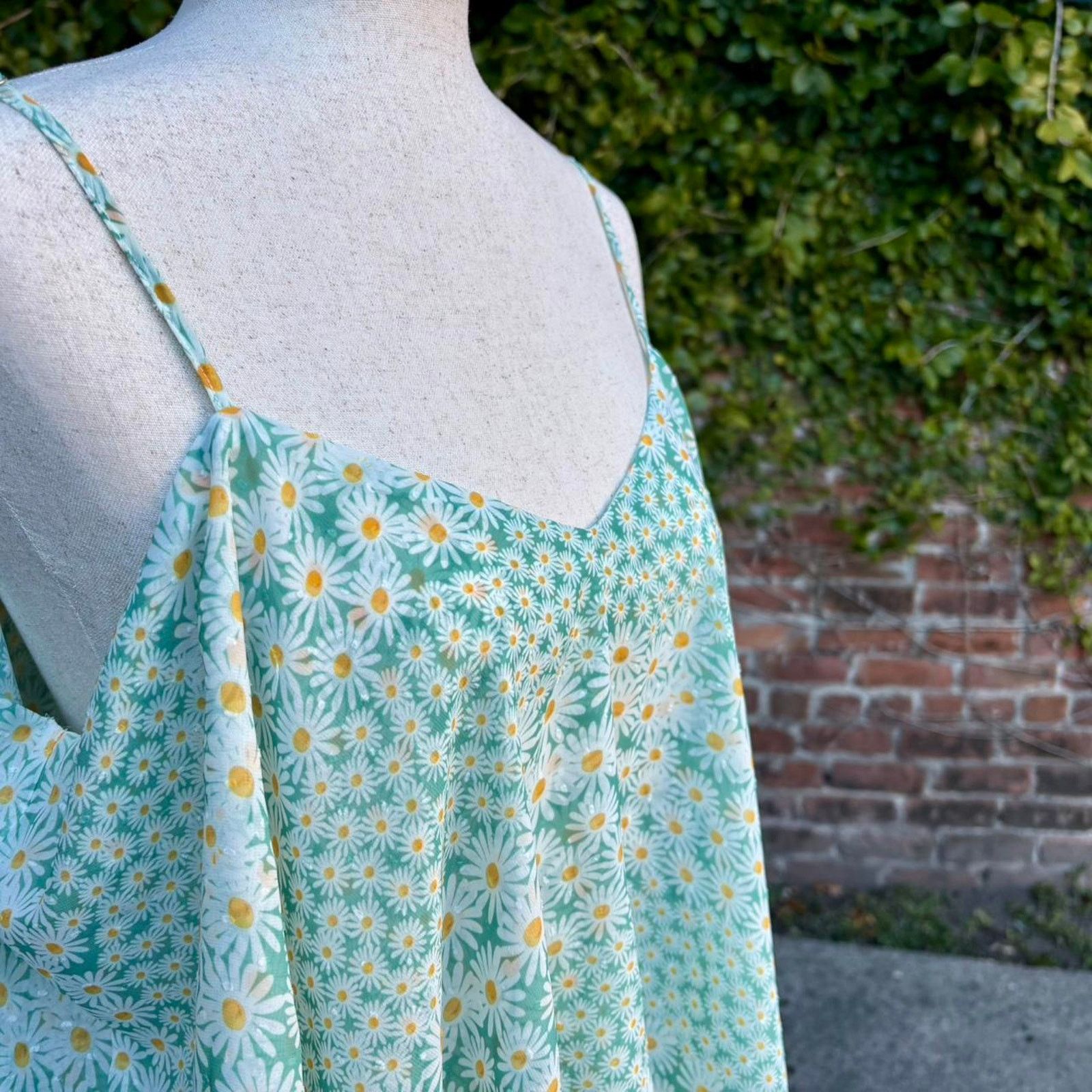 Other Blue daisy print floaty top Size L / US 10 / IT 46 - 2 Thumbnail