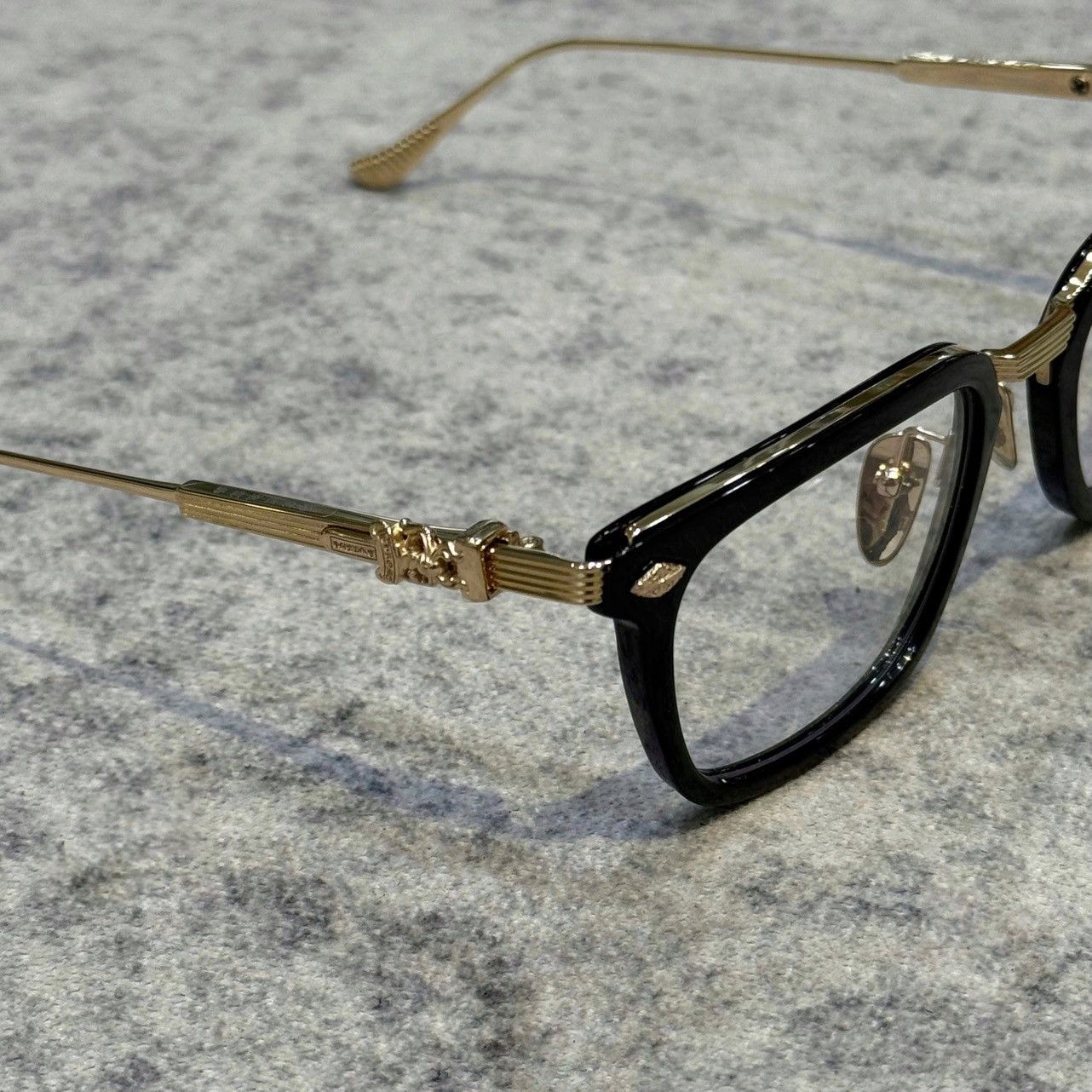 Chrome Hearts CHROME HEARTS OVERPOKED BLACK PLASTIC/GOLD PLATED Size ONE SIZE - 3 Thumbnail