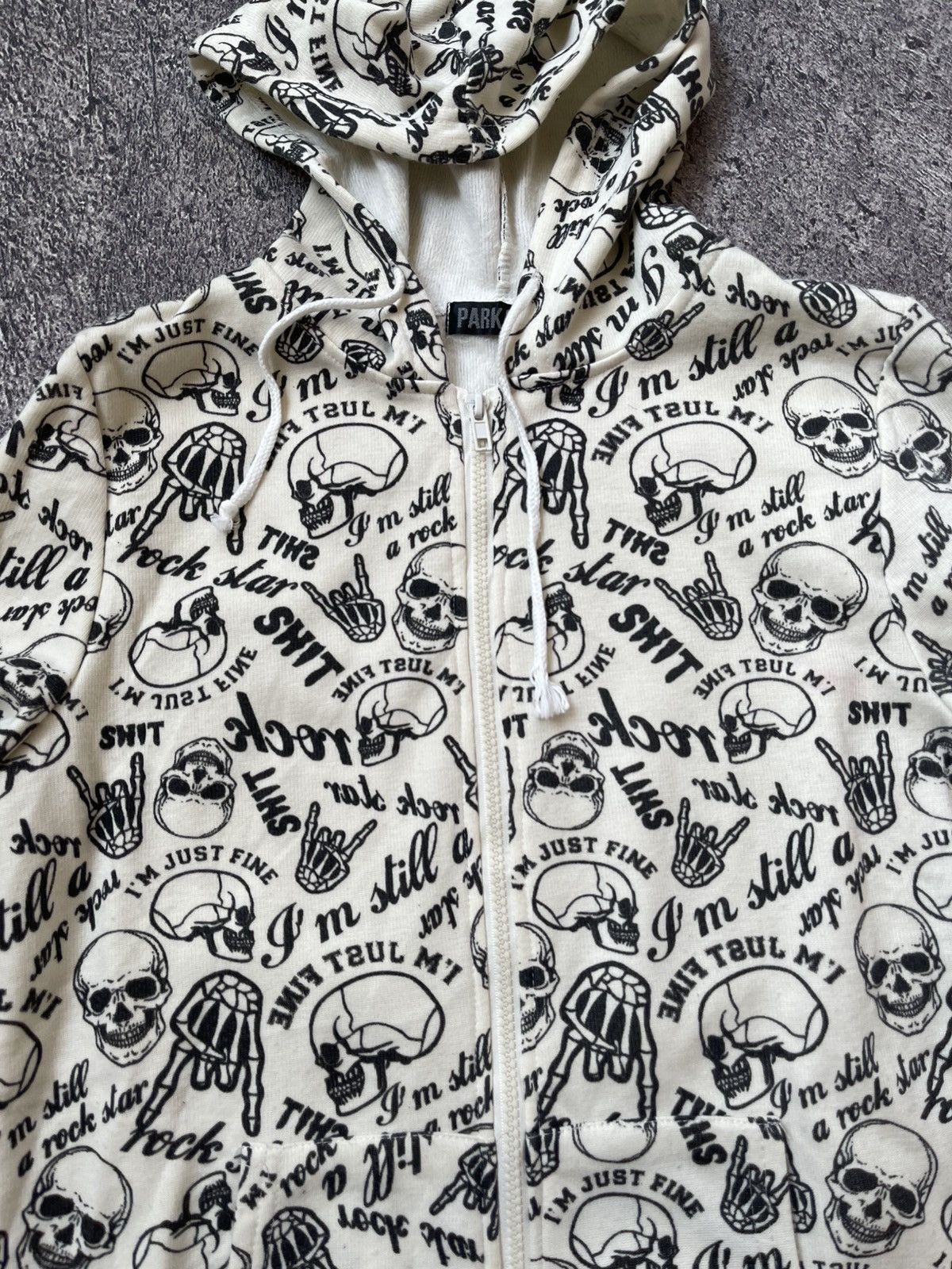 Hysteric Glamour Y2k Park Girl Ifsixwasnine skull full print hoodie Size US M / EU 48-50 / 2 - 3 Thumbnail