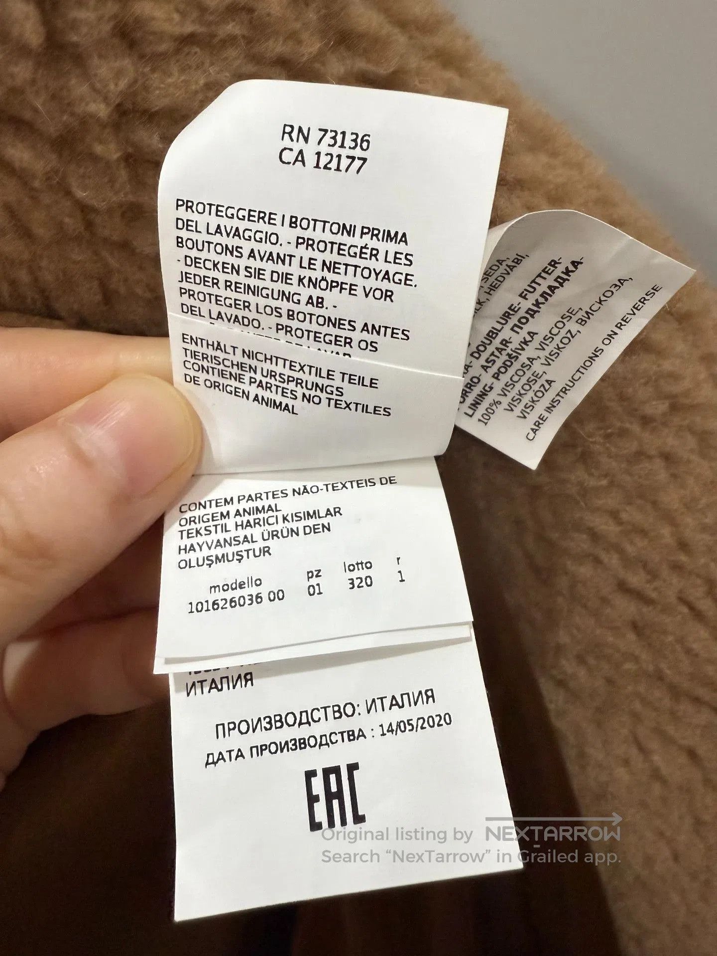 Max Mara MaxMara Teddy Coat Size 34. Size XXS / US 00 / IT 34 - 4 Thumbnail