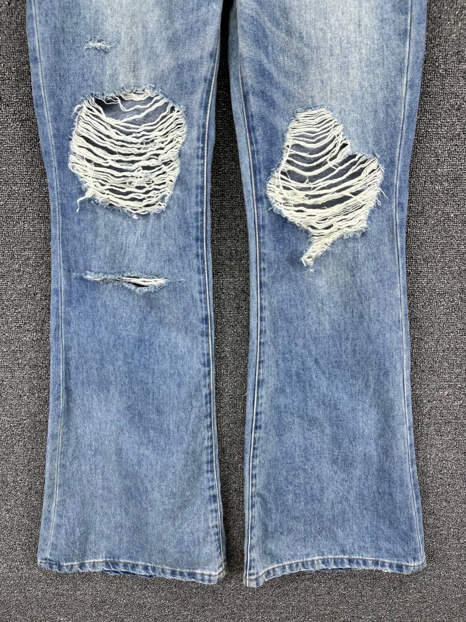 Japanese Brand Vintage Jeanasis Flare Bootcut Jeans Denim Pants Size 25" / US 0 / IT 36 - 3 Thumbnail