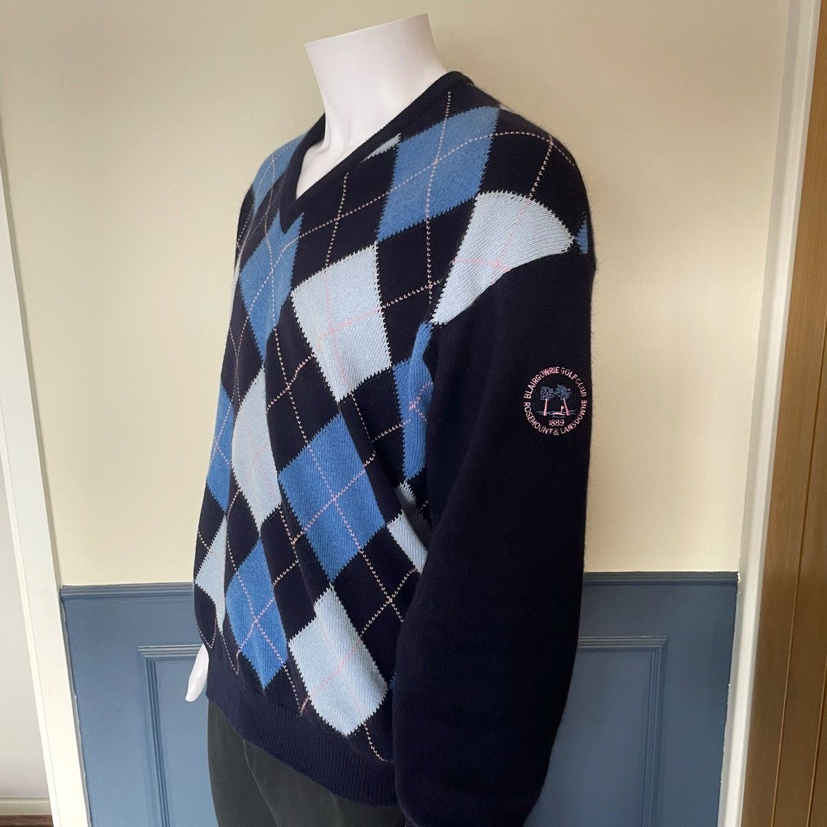 Lyle & Scott Lyle and Scott Blairgowrie Golf Club Angora and Wool Jumper Size US L / EU 52-54 / 3 - 2 Thumbnail