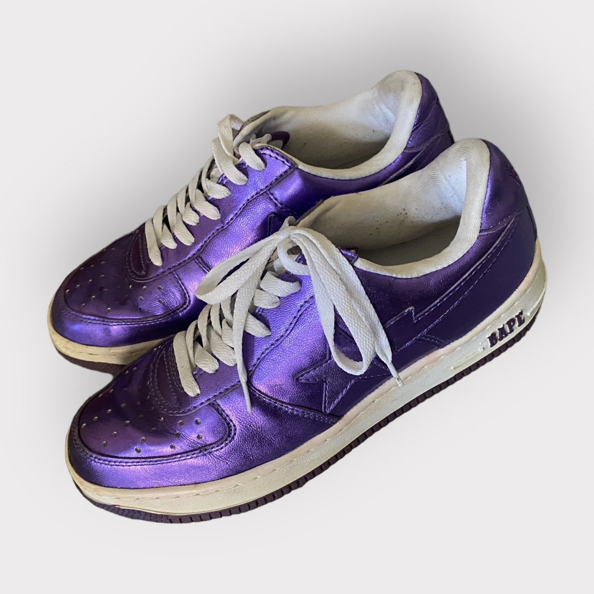 Bape Foil Bapesta (2009) Size US 9.5 / EU 42-43 - 3 Thumbnail
