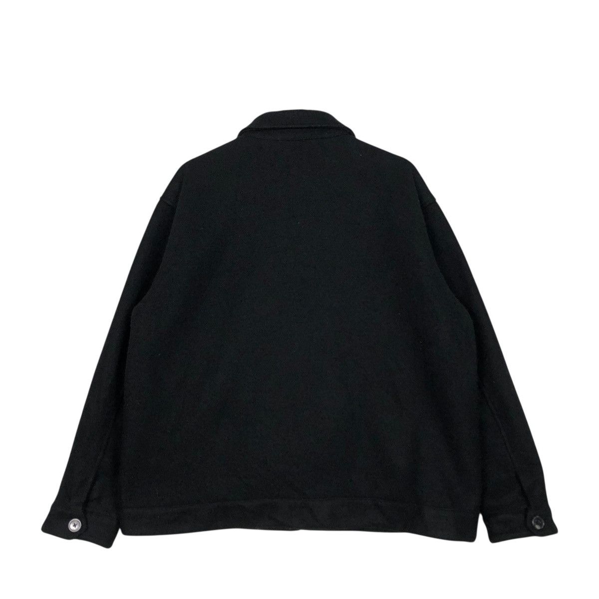 Japanese Brand 🔥VINTAGE WOOL BIKER JACKET BACK NUMBER ISSEY MIYAKE Size US XL / EU 56 / 4 - 10 Thumbnail