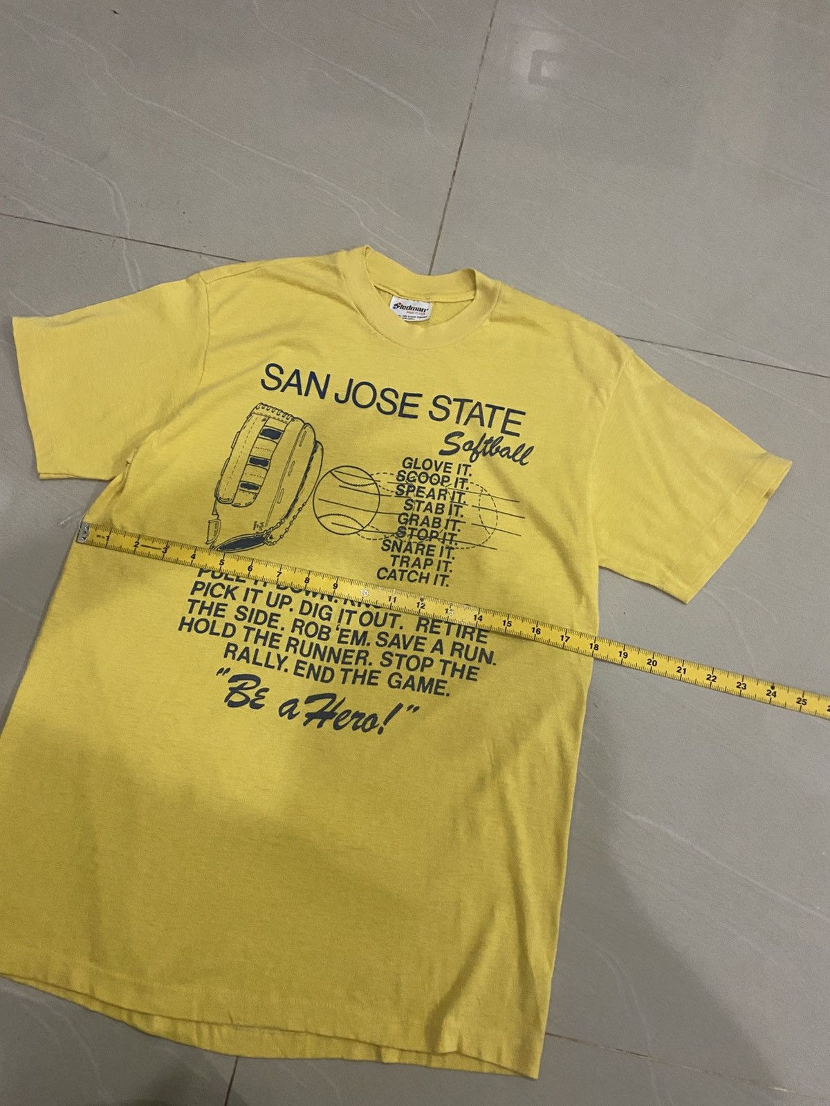 Vintage 80s San Jose State Softball University Size US M / EU 48-50 / 2 - 5 Thumbnail