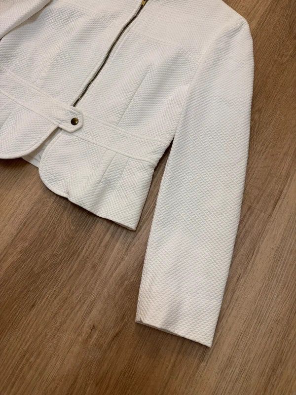 Moschino Moschino Cheap and Chic Blazer Jacket size M/L White Size M / US 6-8 / IT 42-44 - 4 Thumbnail