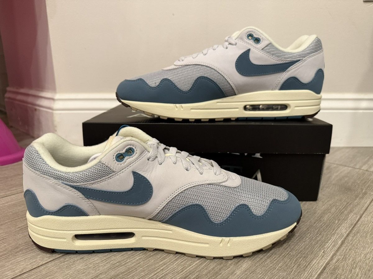 Nike × Patta Patta Nike Air Max 1 Noise Aqua Silver Pure Platinum Sz 12 Size US 12 / EU 45 - 2 Thumbnail