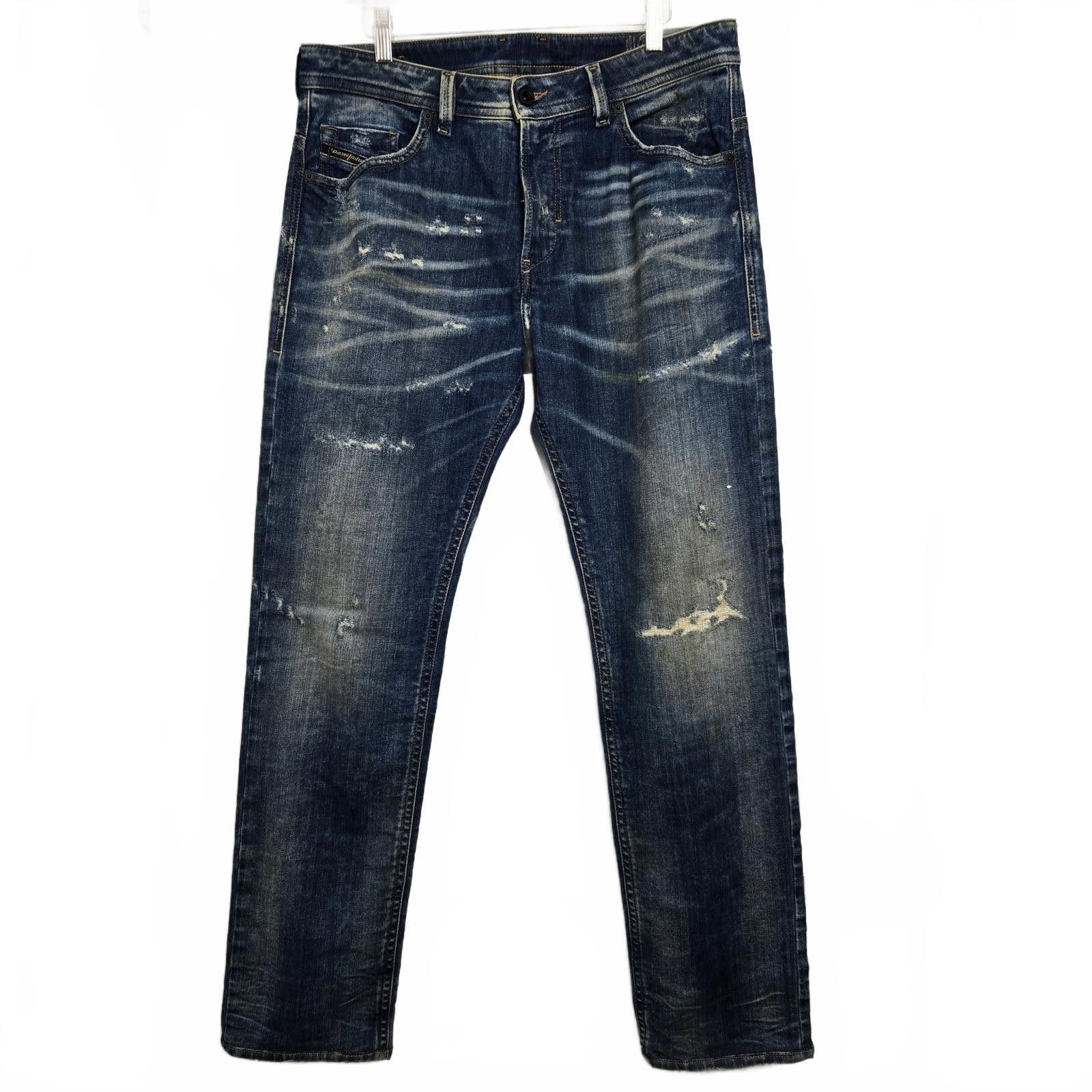 Diesel DIESEL THOMMER-T 0870Q Jeans 34 Size US 34 / EU 50 - 1 Thumbnail