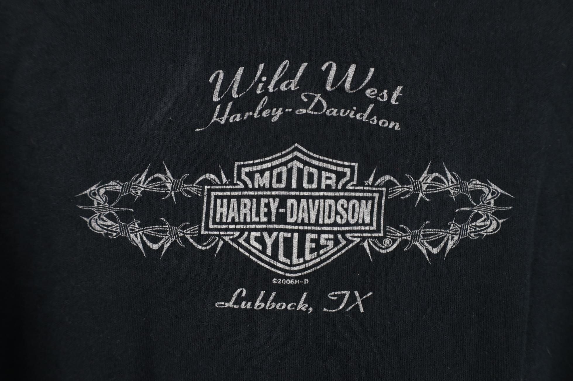 Harley Davidson Vintage Y2K 2002 Harley Davidson Sequined Eagle T-Shirt Size L / US 10 / IT 46 - 12 Thumbnail