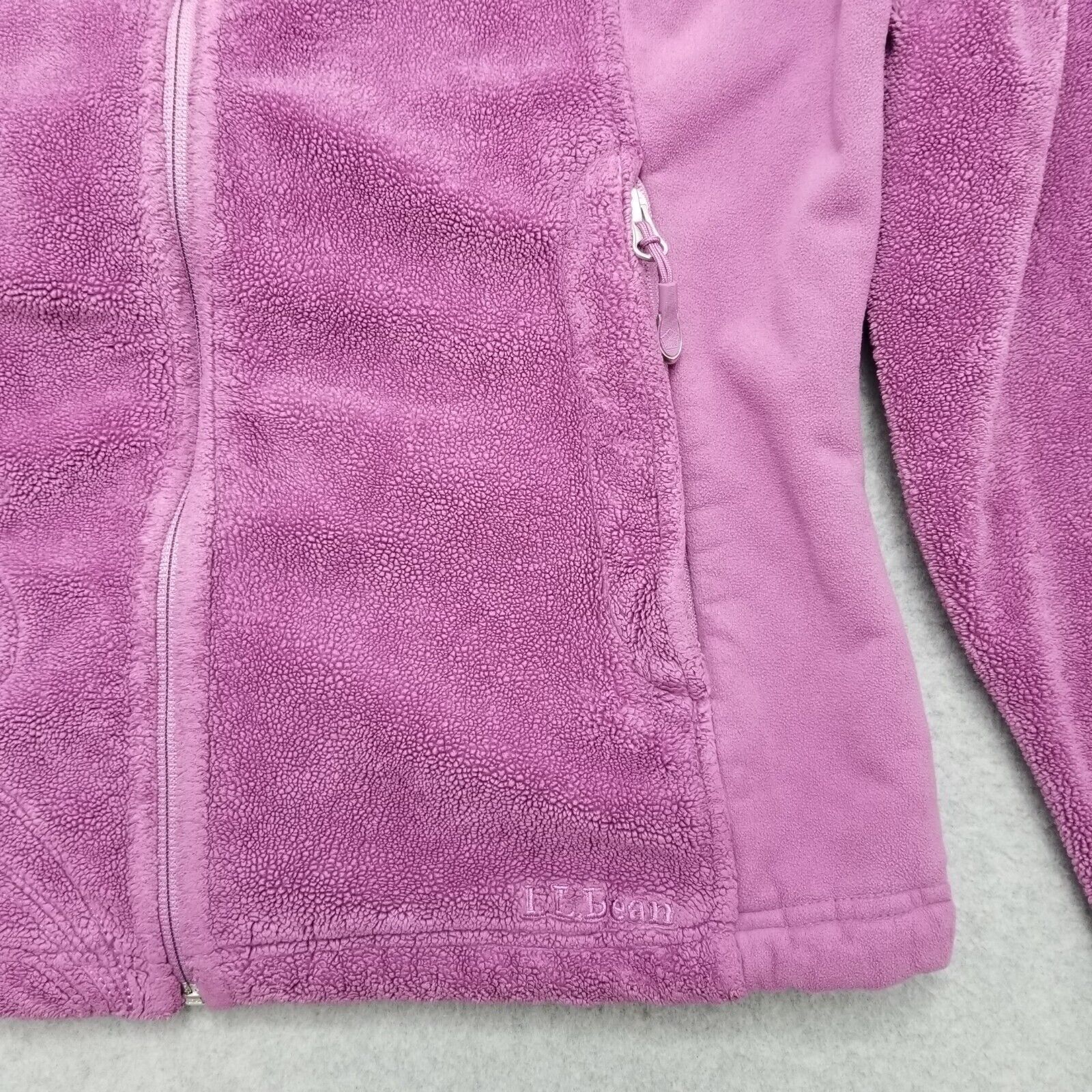 L.L. Bean LL Bean Sherpa Jacket Womens S Pockets Zip Casual Mock Neck Size S / US 4 / IT 40 - 5 Thumbnail