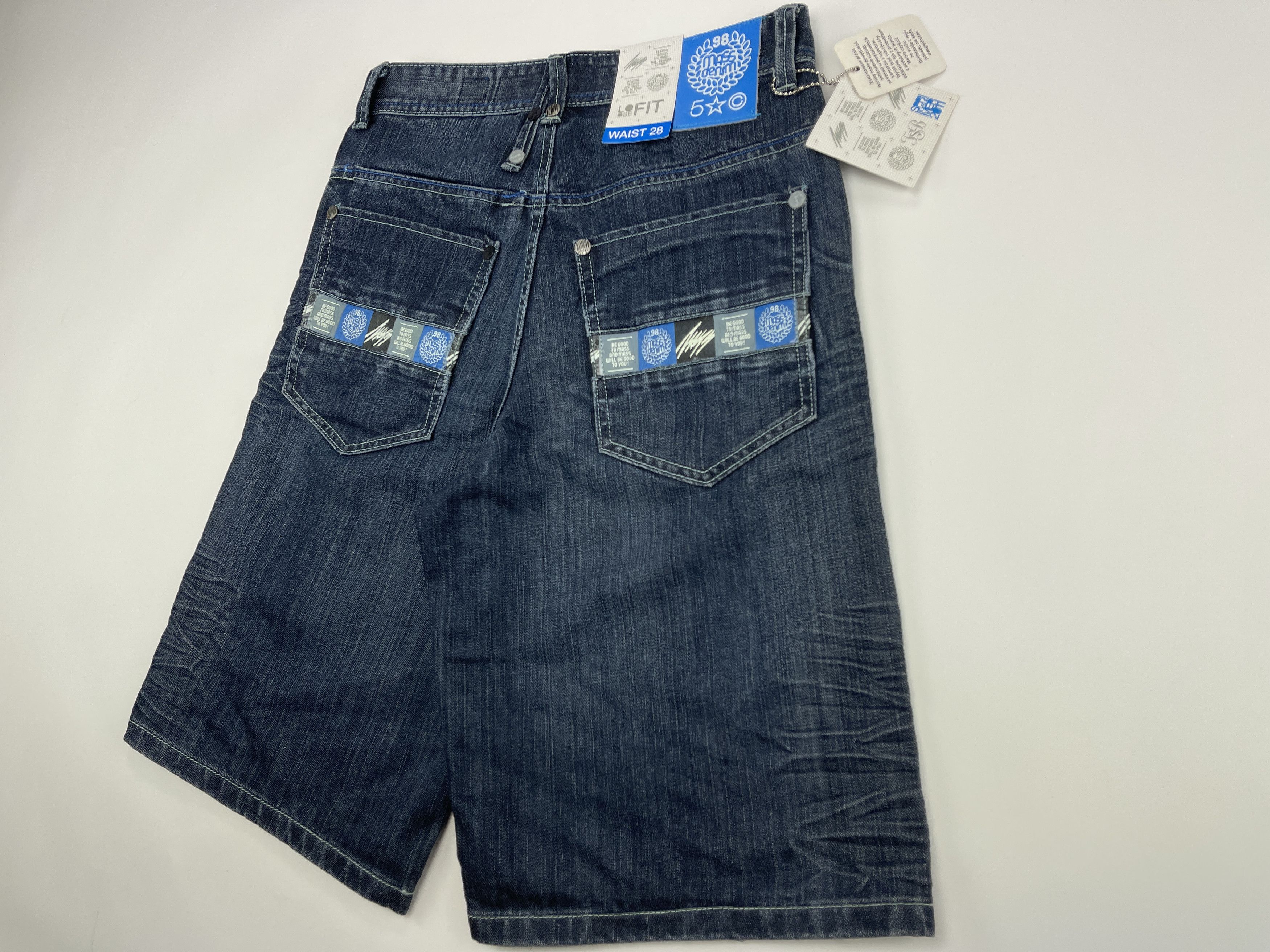 Vintage Mass DNM jeans shorts, vintage hip hop, 90s, skater, size 28 Size US 28 / EU 44 - 4 Thumbnail
