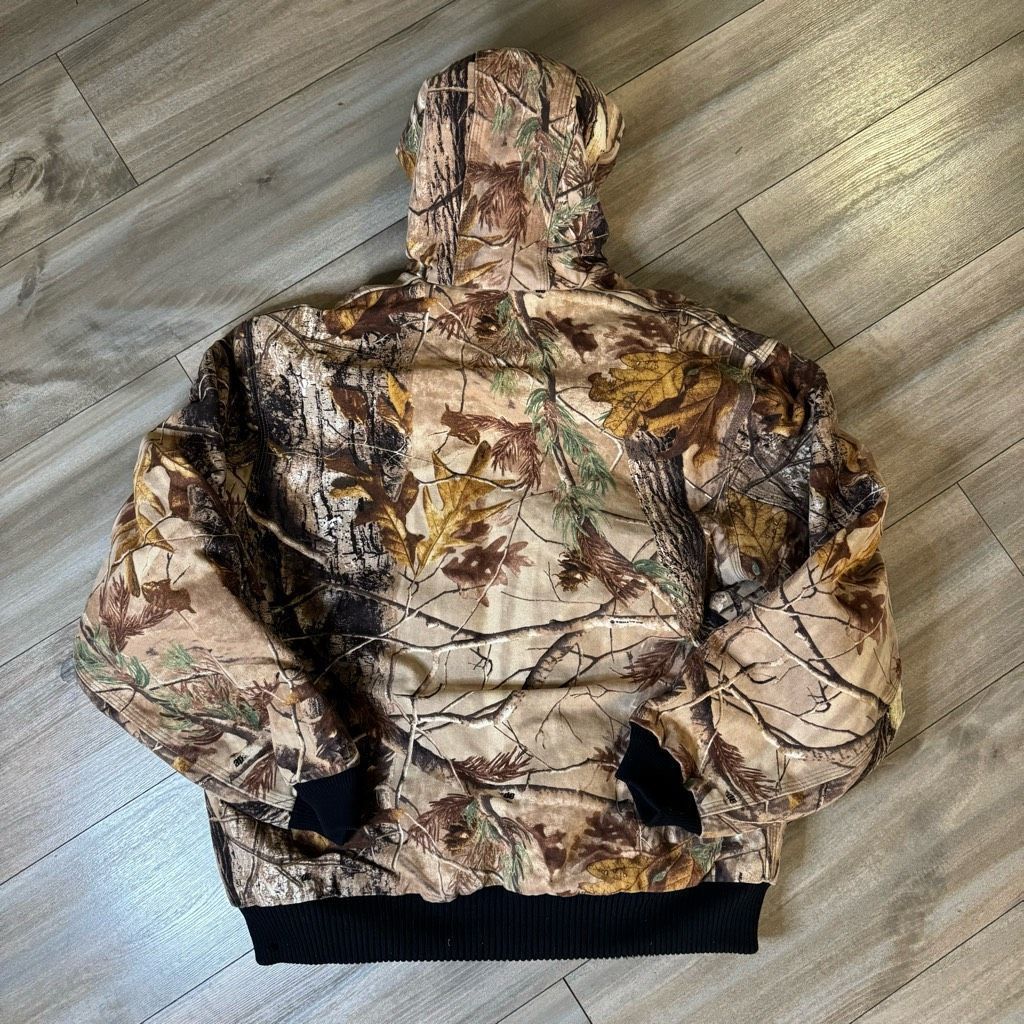 Carhartt All Game Outfitters Camo Heavy Hunting Jacket Multi-Pocket M Size US XL / EU 56 / 4 - 3 Thumbnail