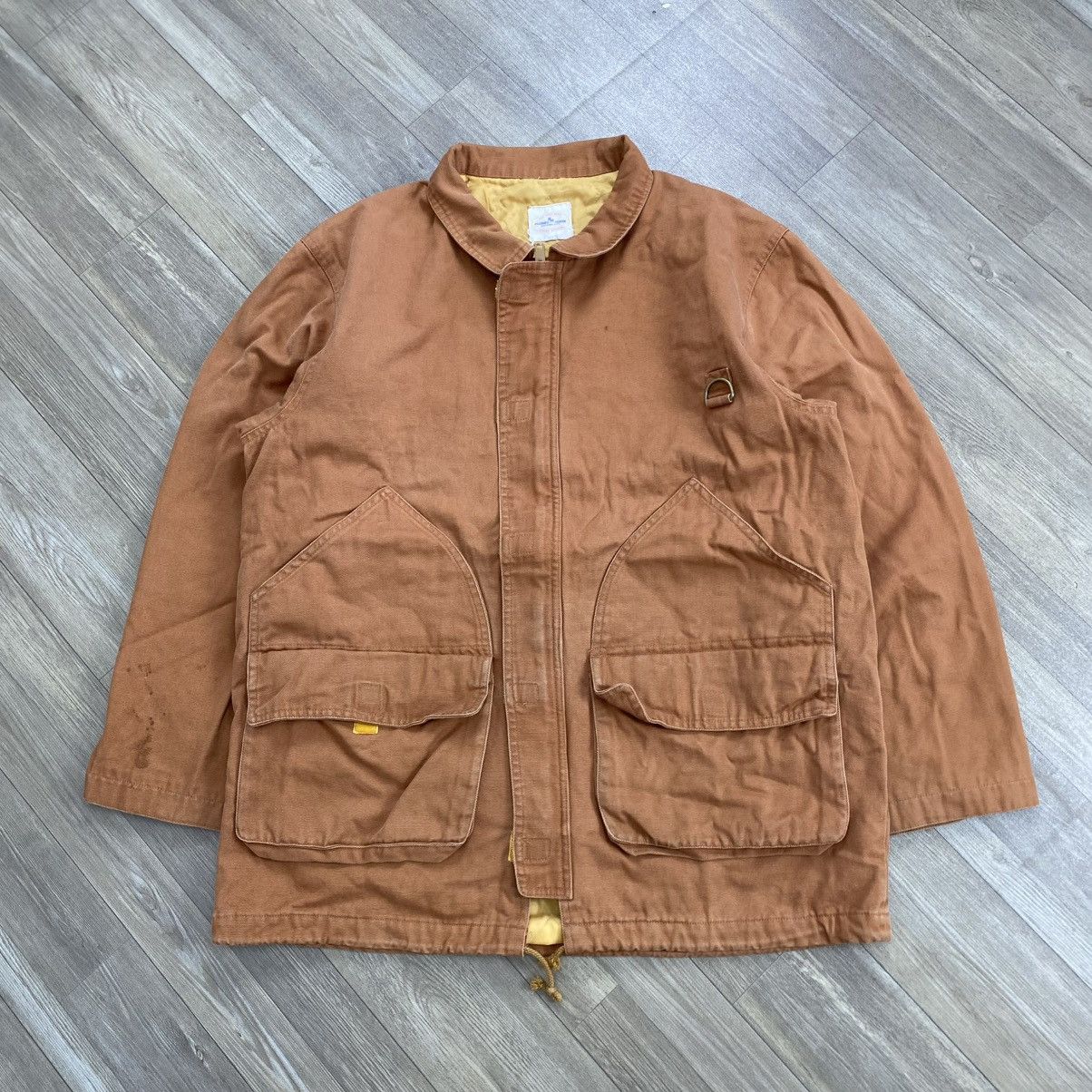 Japanese Brand Vintage Kearney House Quilted Work Jacket Canvas Rust Brown Size US L / EU 52-54 / 3 - 1 Thumbnail