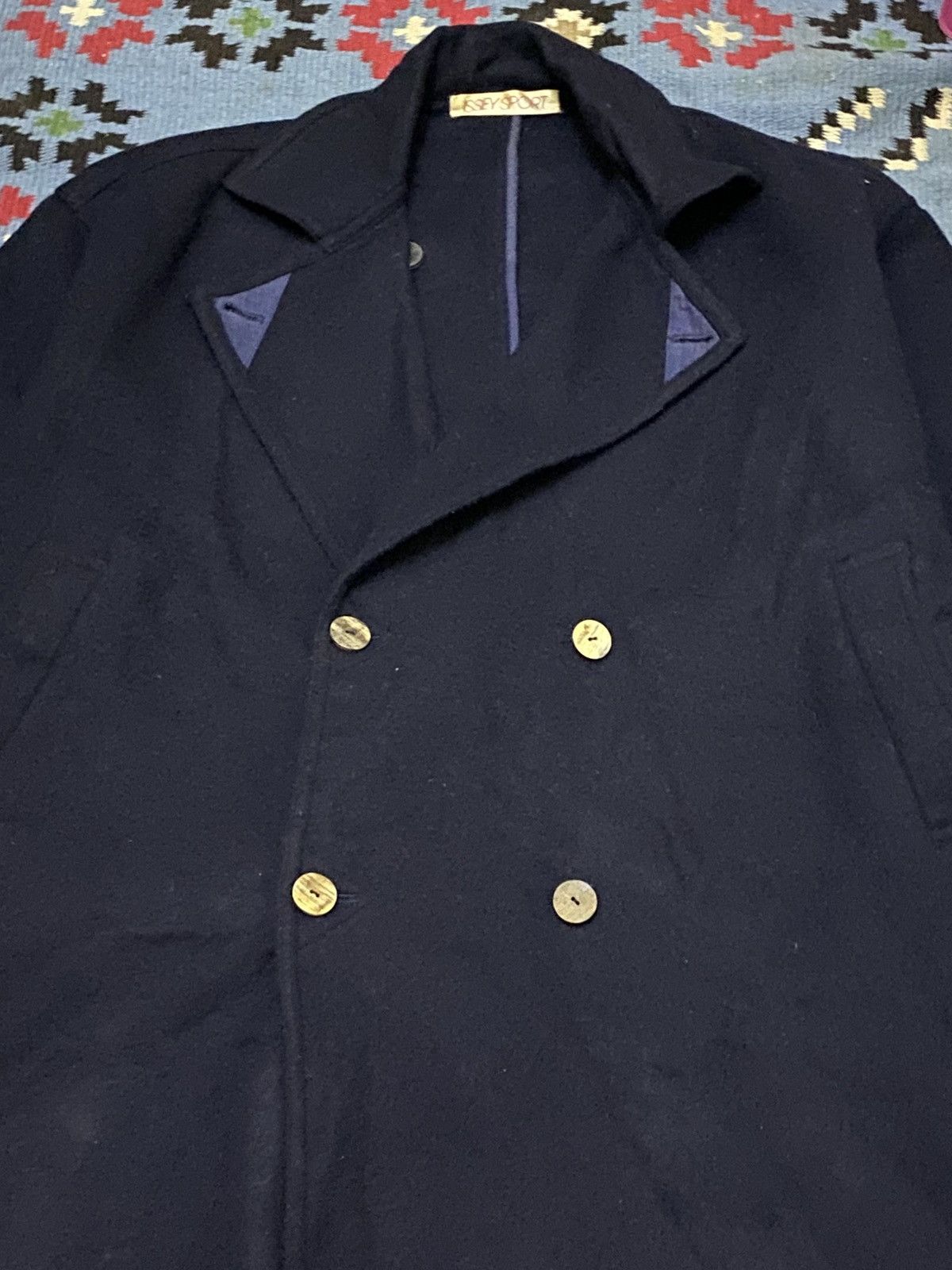 Issey Miyake ESSENTIAL 80s/90s ISSEY SPORT AVANT GARDE OVERSIZED COAT Size US L / EU 52-54 / 3 - 1 Thumbnail