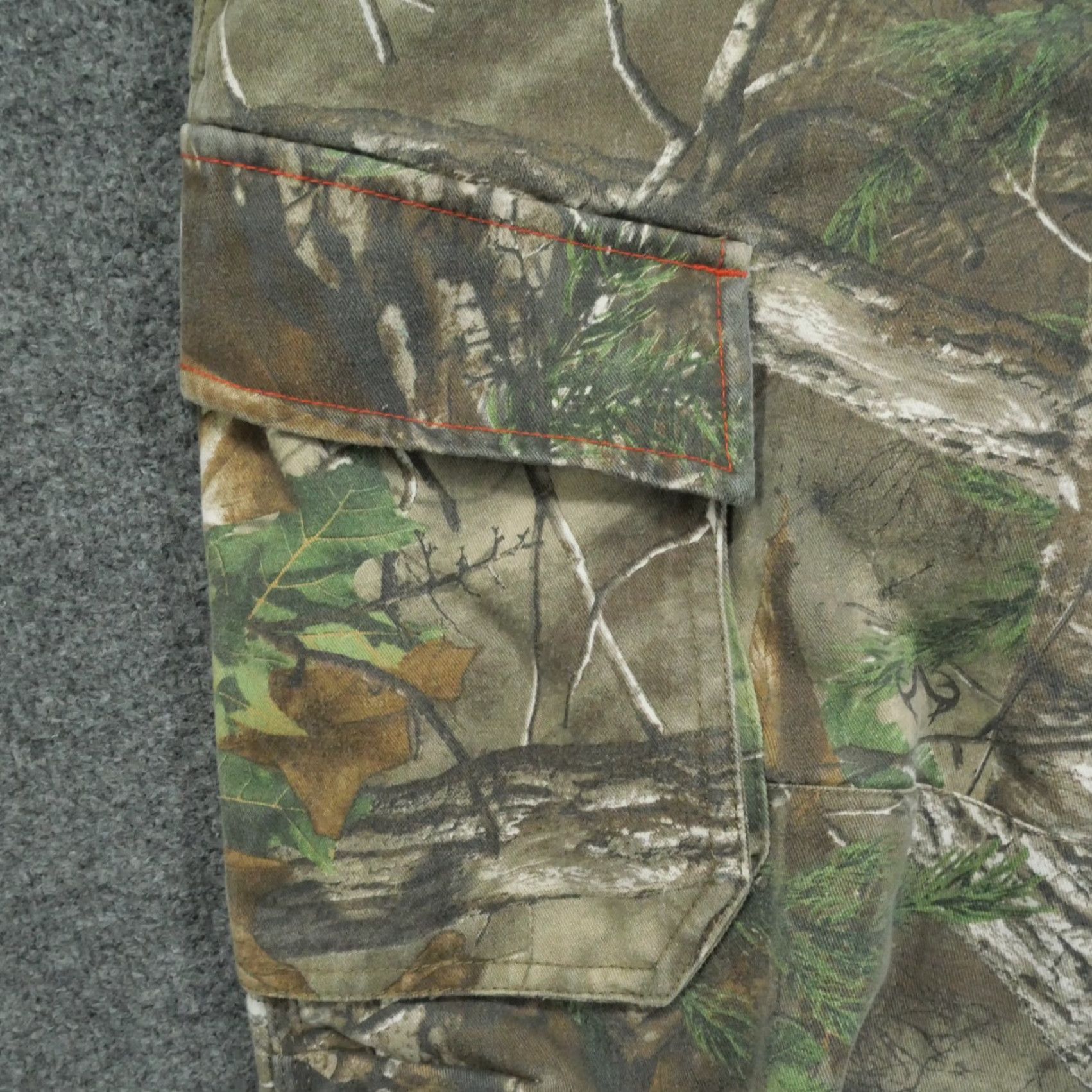 Doublet VINTAGE RedHead Pants Mens Large Green Brown Camouflage Double Knee Cargo Silent Hide Size US 34 / EU 50 - 3 Thumbnail