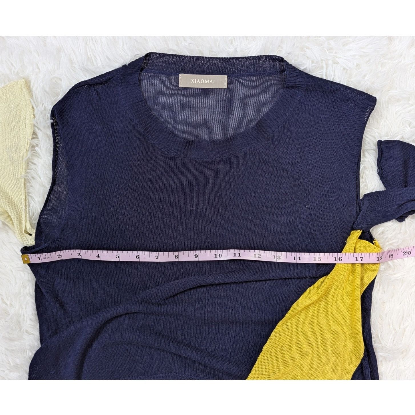 Other Wool Blend Cutout Color Block Deconstructed Sweater Blue Size S / US 4 / IT 40 - 11 Thumbnail