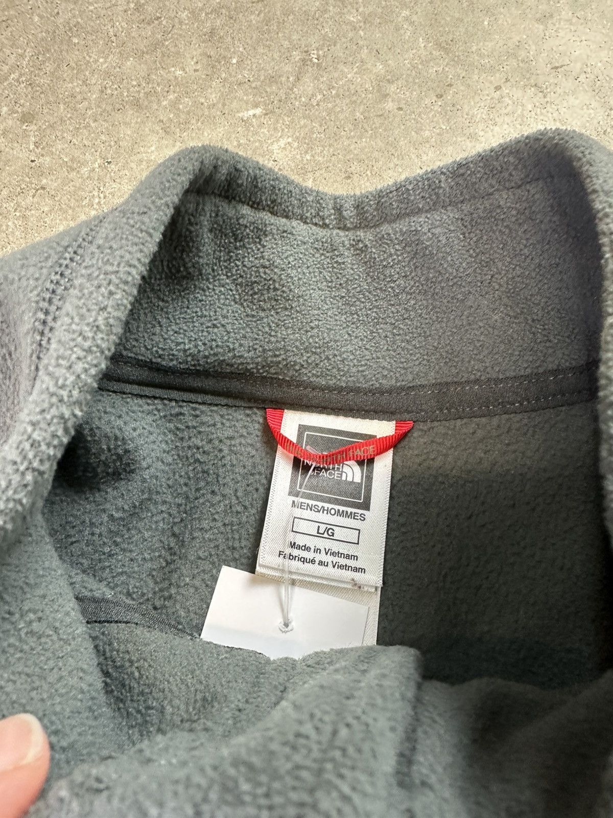 The North Face × Vintage vintage the north face zip up fleece dark grey large Size US L / EU 52-54 / 3 - 4 Thumbnail