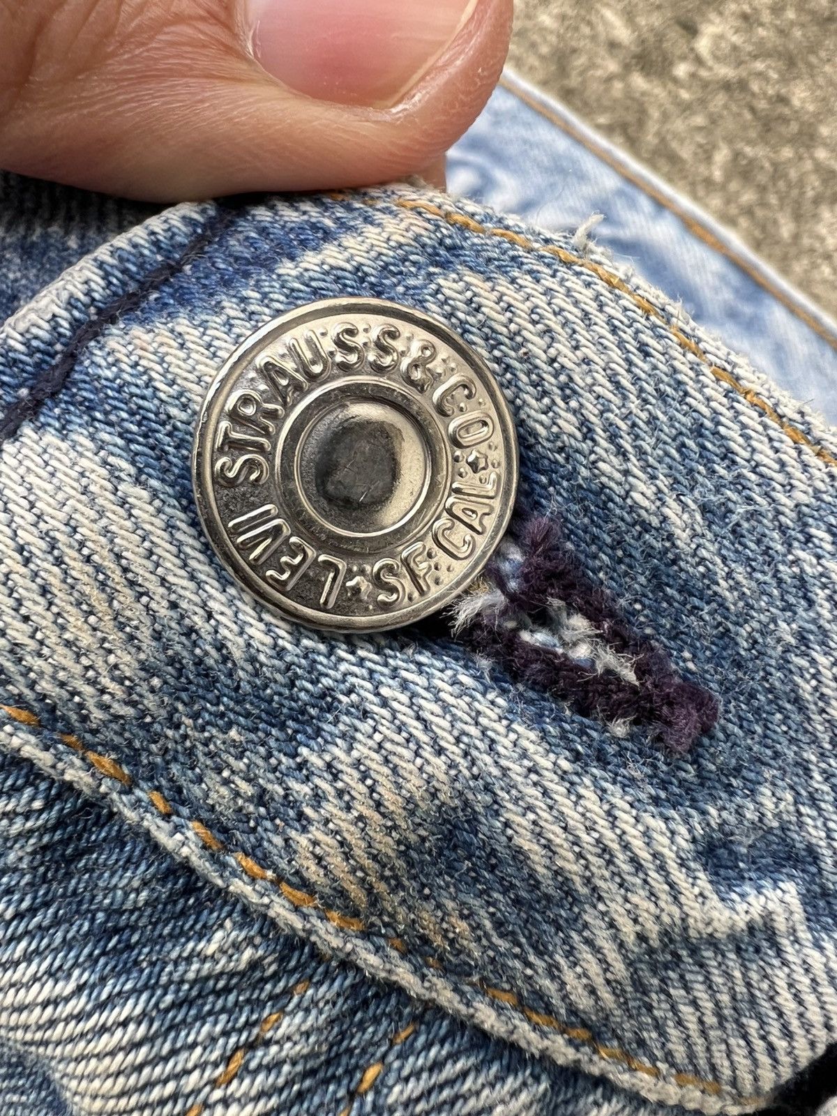 Levi's Vintage 90’s Levi’s 501xx Faded Distressed Mud Wash Jean#USA Size US 32 / EU 48 - 13 Thumbnail
