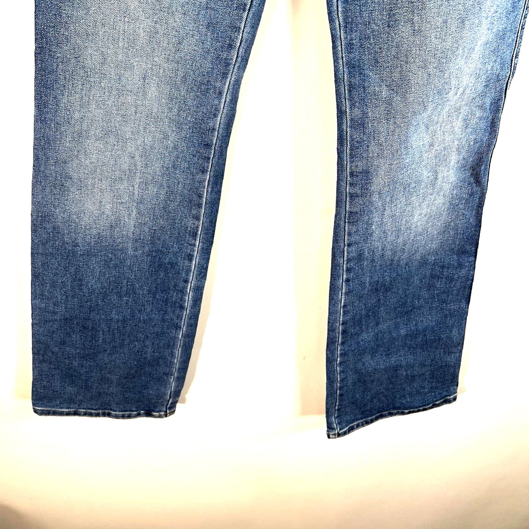 Denime CELLO Jeans Slim Boyfriend Straight Denim Size 5 Adult 30x33 Blue 5-Pocket Zipper Button 80s 90s Grunge Womens Size 27" / US 4 / IT 40 - 4 Thumbnail
