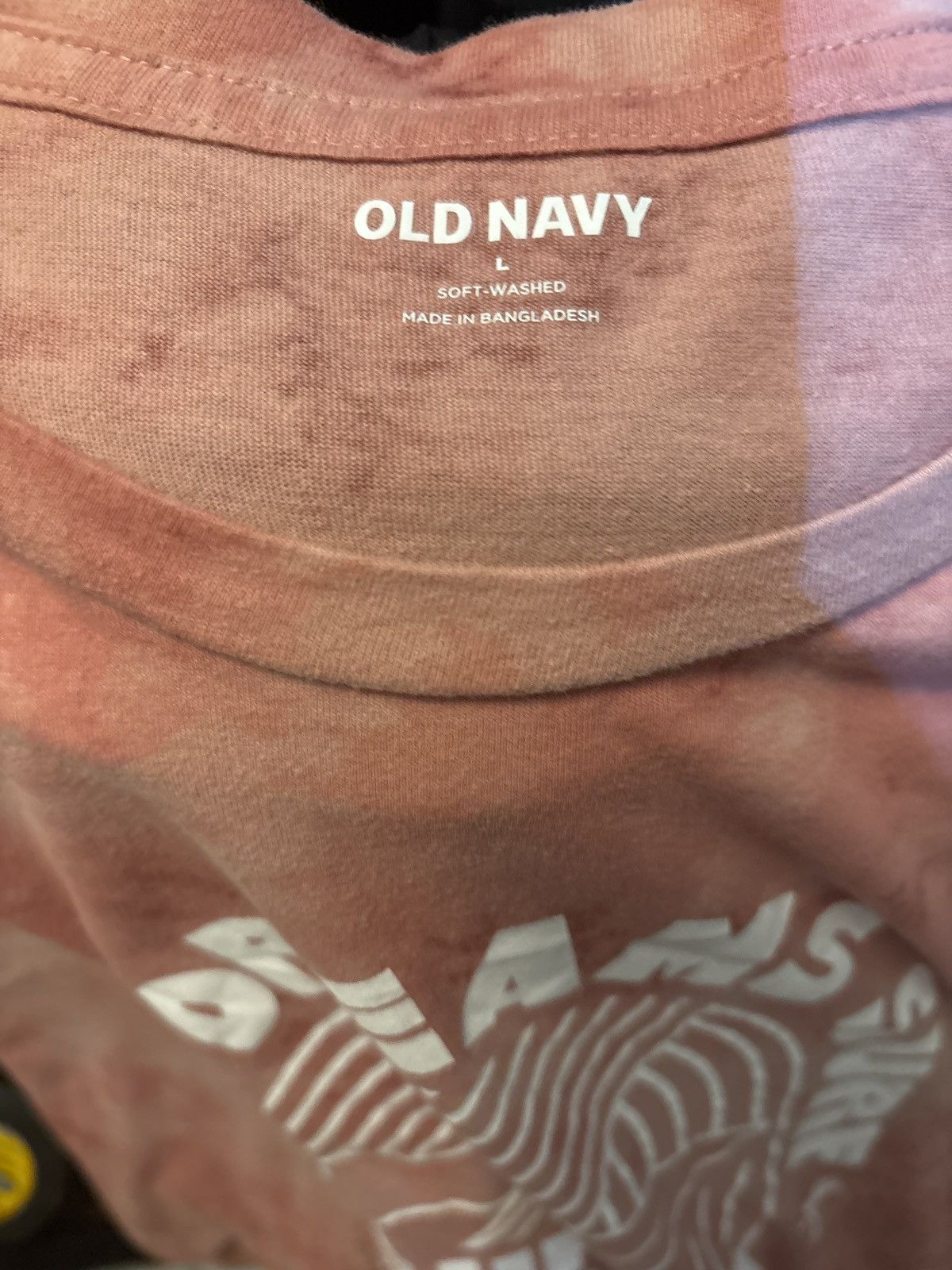 Old Navy Old Navy Tye-Dye Graphic T-Shirt, Pink/Magenta Size US L / EU 52-54 / 3 - 3 Thumbnail