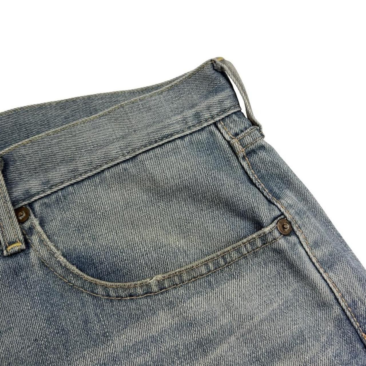 Bape Vintage Bape Embroidered Star Denim Shorts / Jorts Waist 35 Size US 35 - 7 Thumbnail