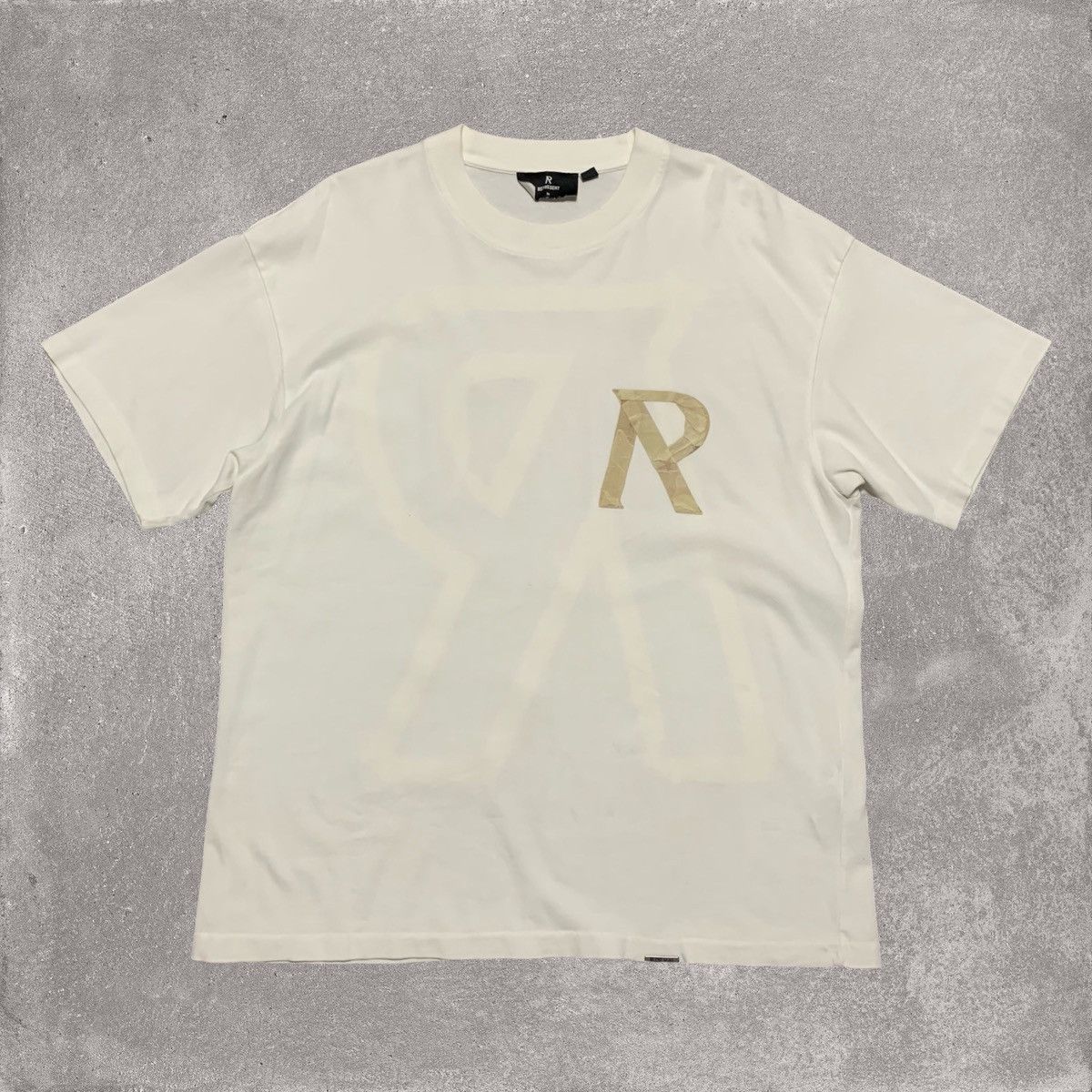 Represent Clo. Represent Medium Masking Tape Initial Flat White Tee Size US M / EU 48-50 / 2 - 1 Thumbnail