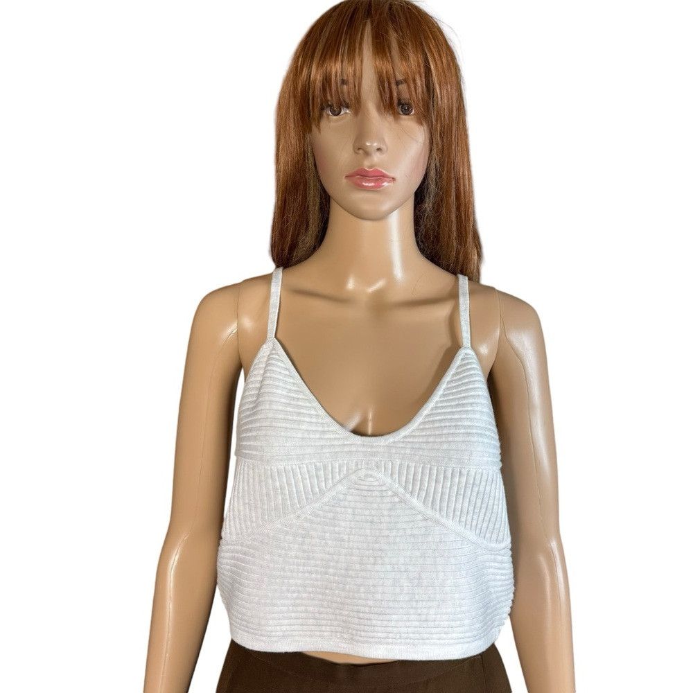 Other New Aerie Ribbed Take Charge Corset Sweater Tank Grey Top S Size XL / US 12-14 / IT 48-50 - 2 Thumbnail