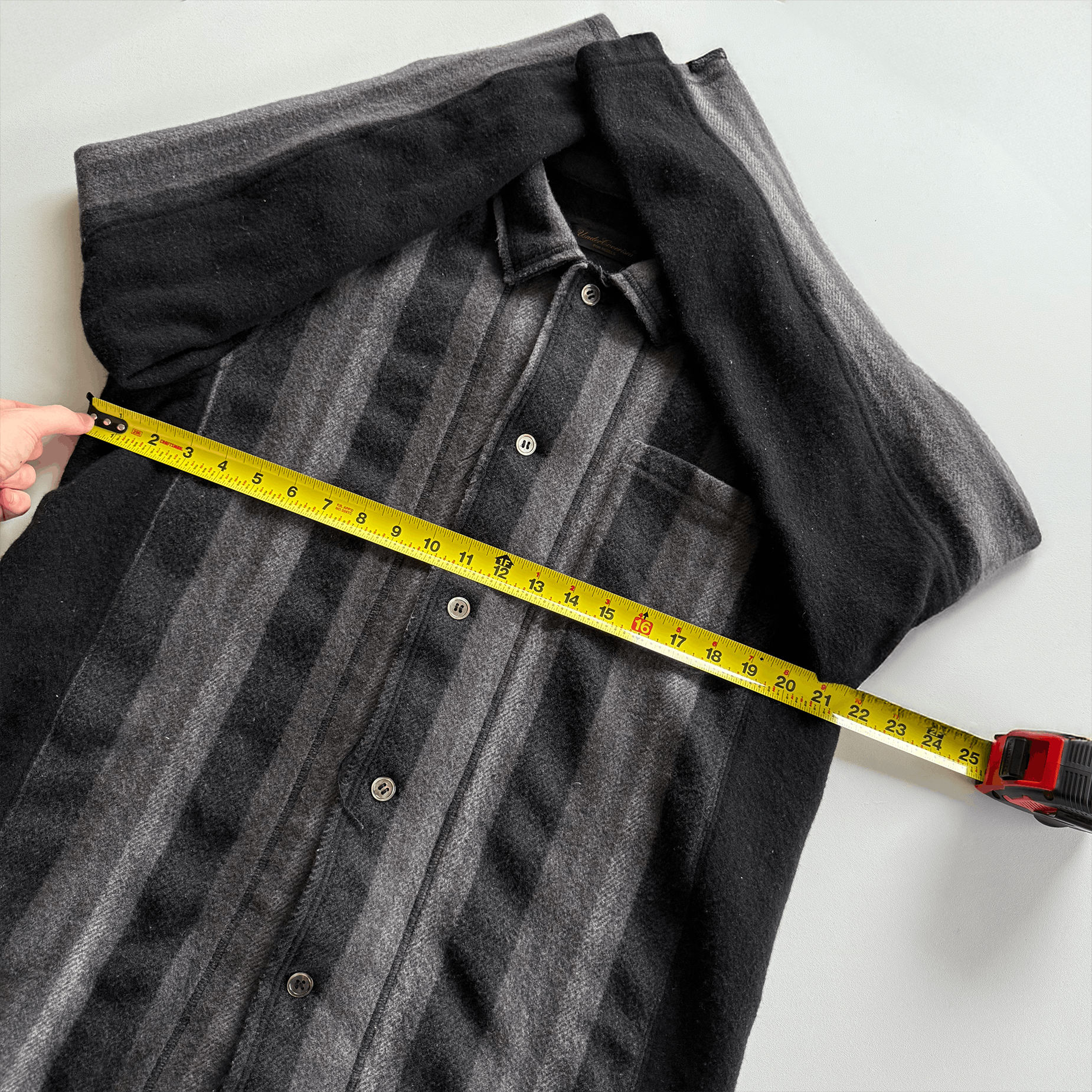Undercover AW03 Paper Doll Hybrid Reconstructed Wool Overshirt Size US L / EU 52-54 / 3 - 13 Thumbnail