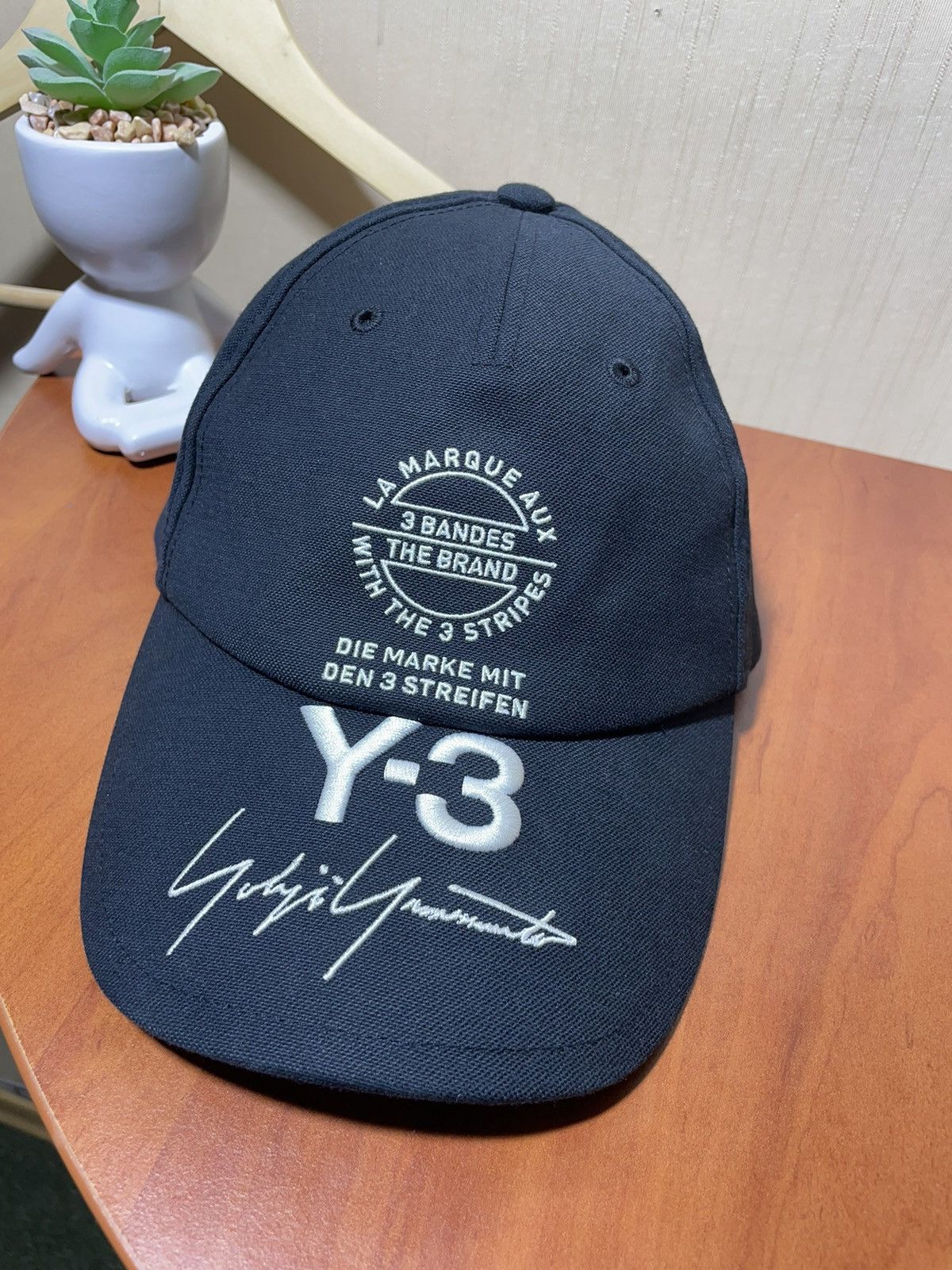 Adidas × Japanese Brand × Yohji Yamamoto Adidas Yohji Yamamoto Japanese cap Size ONE SIZE - 2 Thumbnail