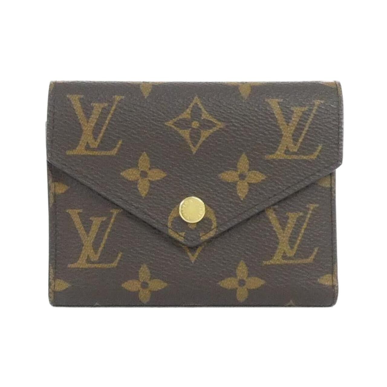 Louis Vuitton Louis Vuitton Louis Vuitton Portefeuille Victorine Monogram Wallet Textile Short Wallet M62472 DUTY FREE for USA Size ONE SIZE - 1 Thumbnail