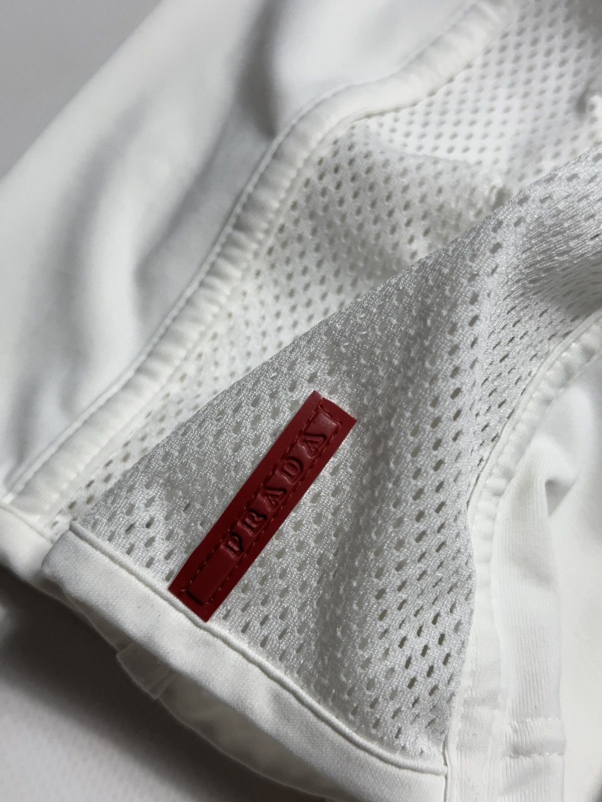 Prada 00’s PRADA SPORT RED TAB White Zip Up Jacket Size M / US 6-8 / IT 42-44 - 3 Thumbnail
