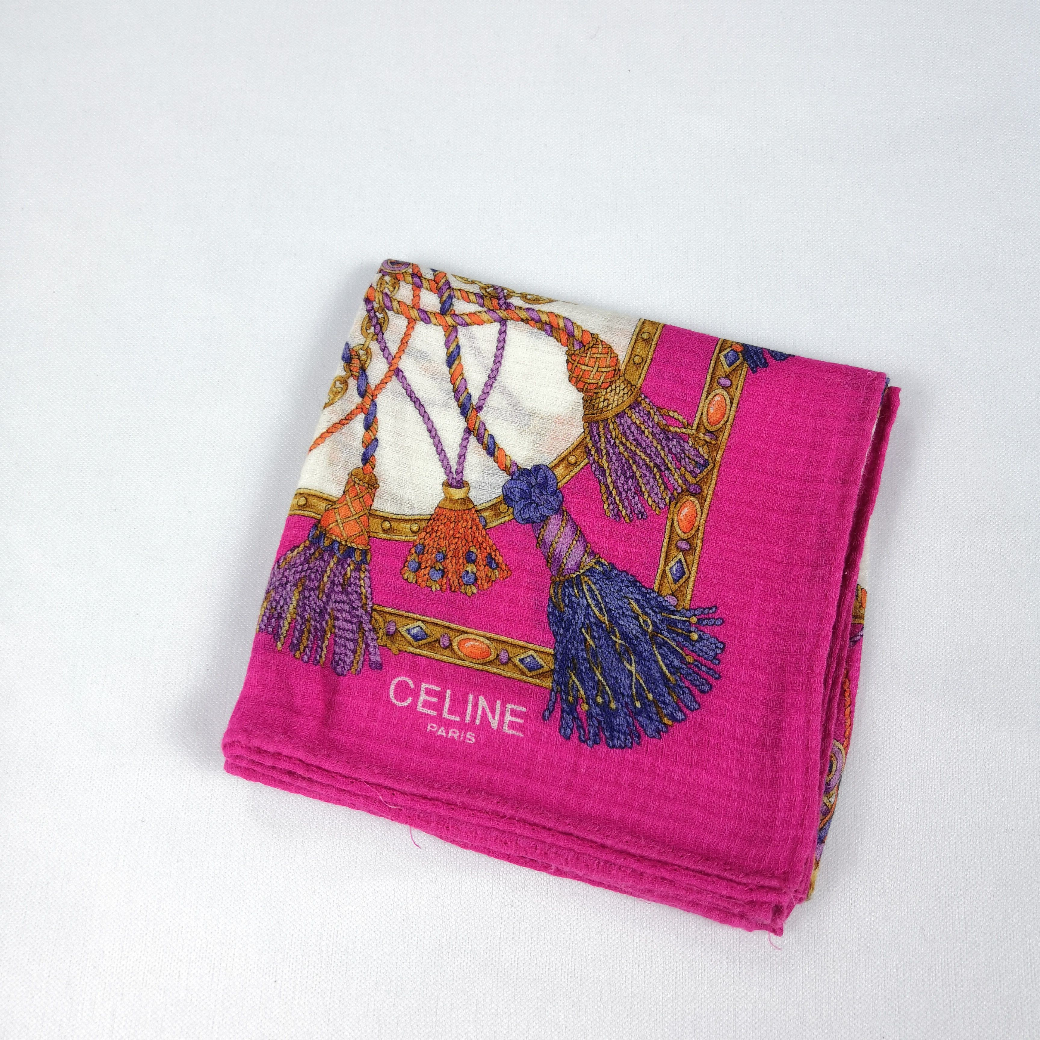 Celine Vintage Celine Paris Handkerchief Neckerchief Bandana Size ONE SIZE - 4 Thumbnail