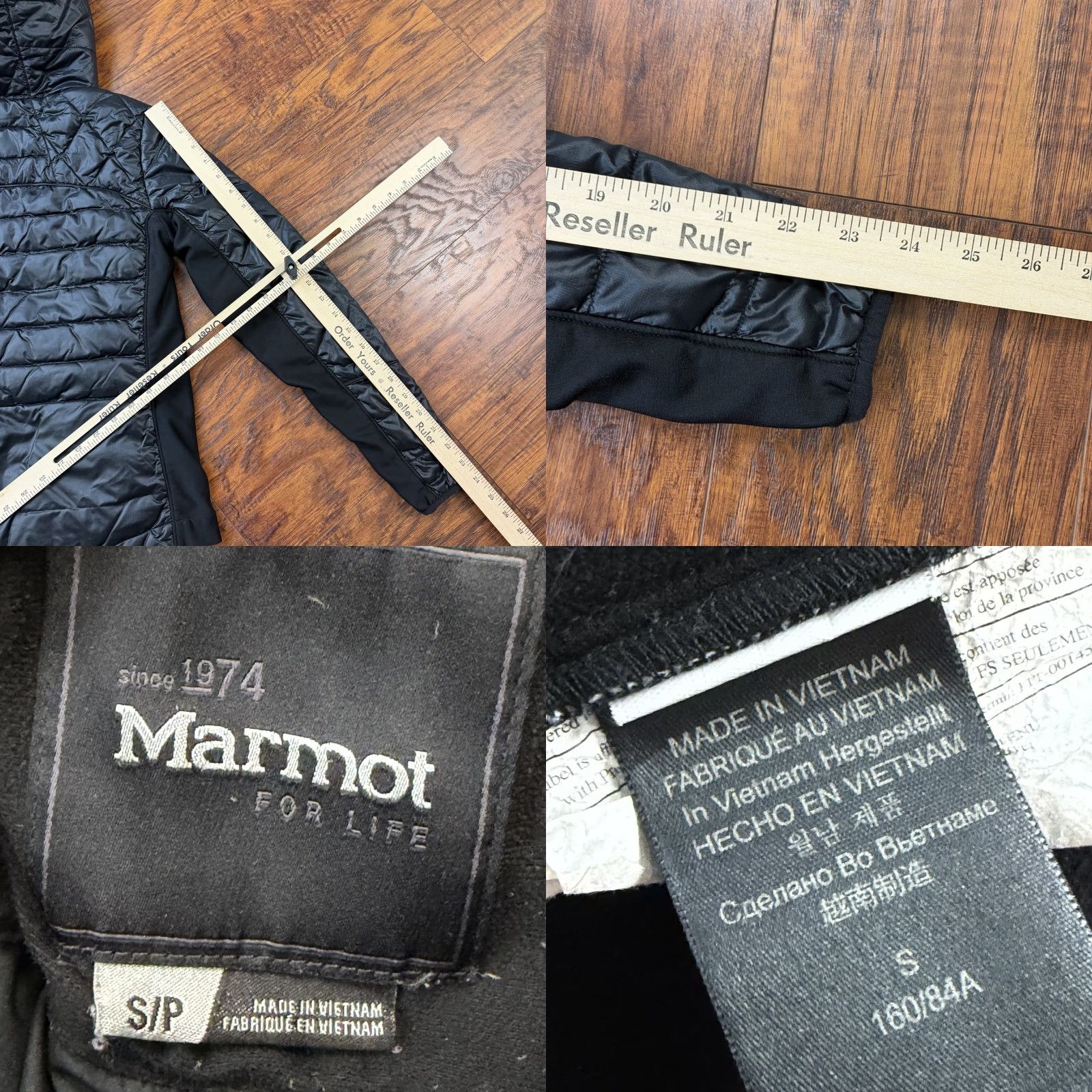 Marmot Marmot Womens Jacket S Black Down Puffer Hooded Full Zip 700 Fill Lightweight Casual Travel Size S / US 4 / IT 40 - 9 Thumbnail