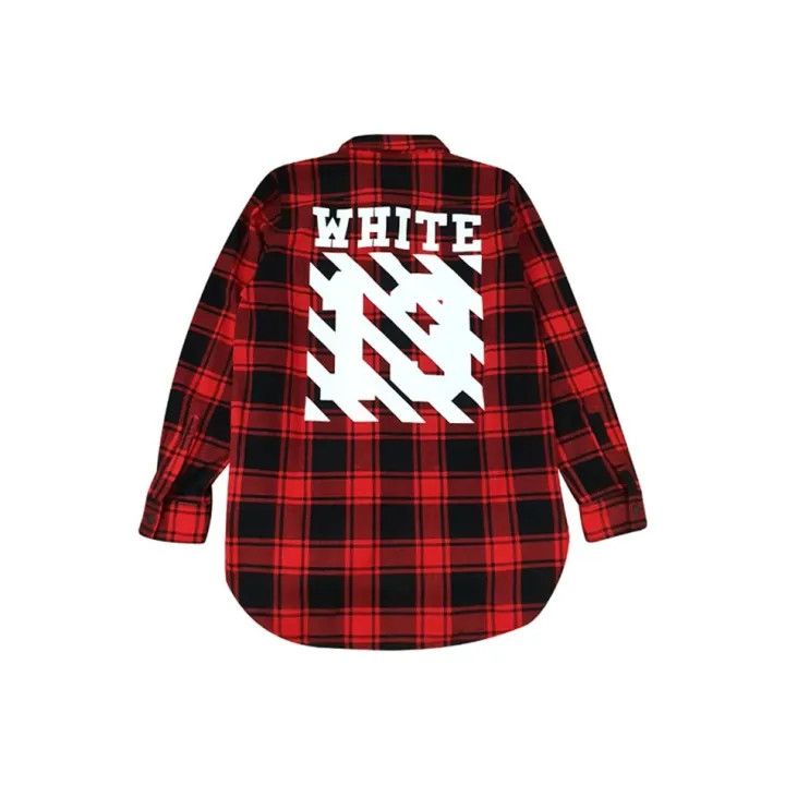 Off-White OFF-WHITE Red Plaid Button-Up Shirt for All 0079 Size US M / EU 48-50 / 2 - 1 Thumbnail