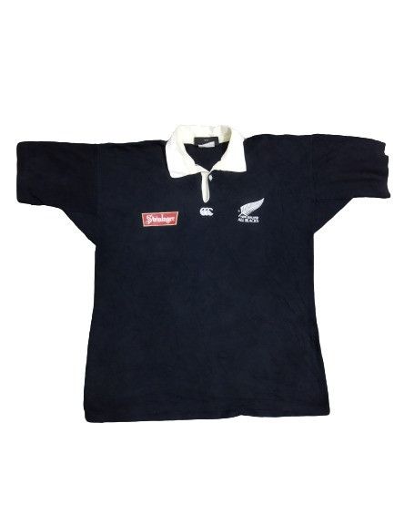 image of Vintage 1994 Canterbury All Blacks Steinlager Jersey, Men's (Size XL)