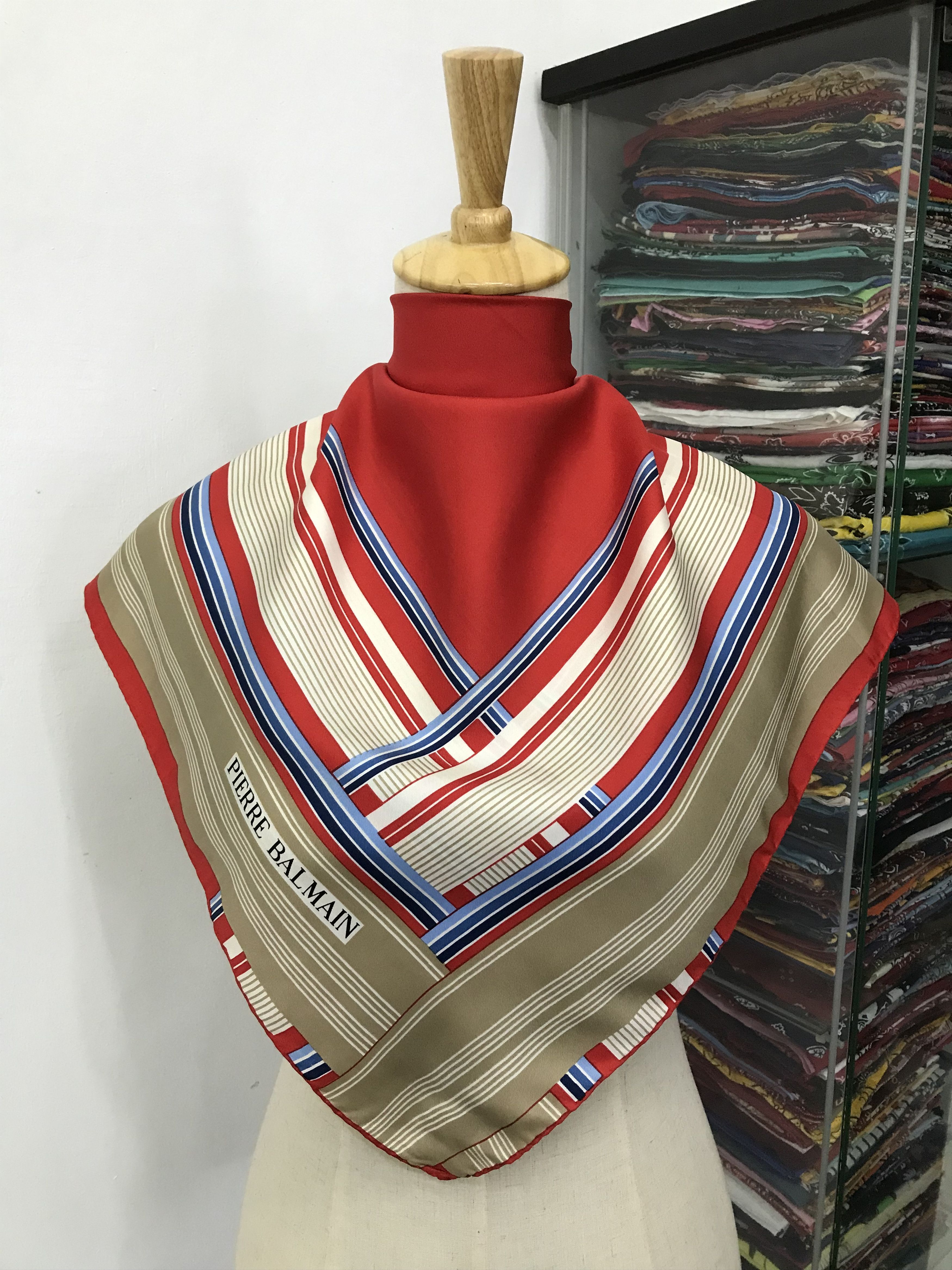 Pierre Balmain Vintage Pierre Balmain Silk Scarf Size ONE SIZE - 1 Thumbnail