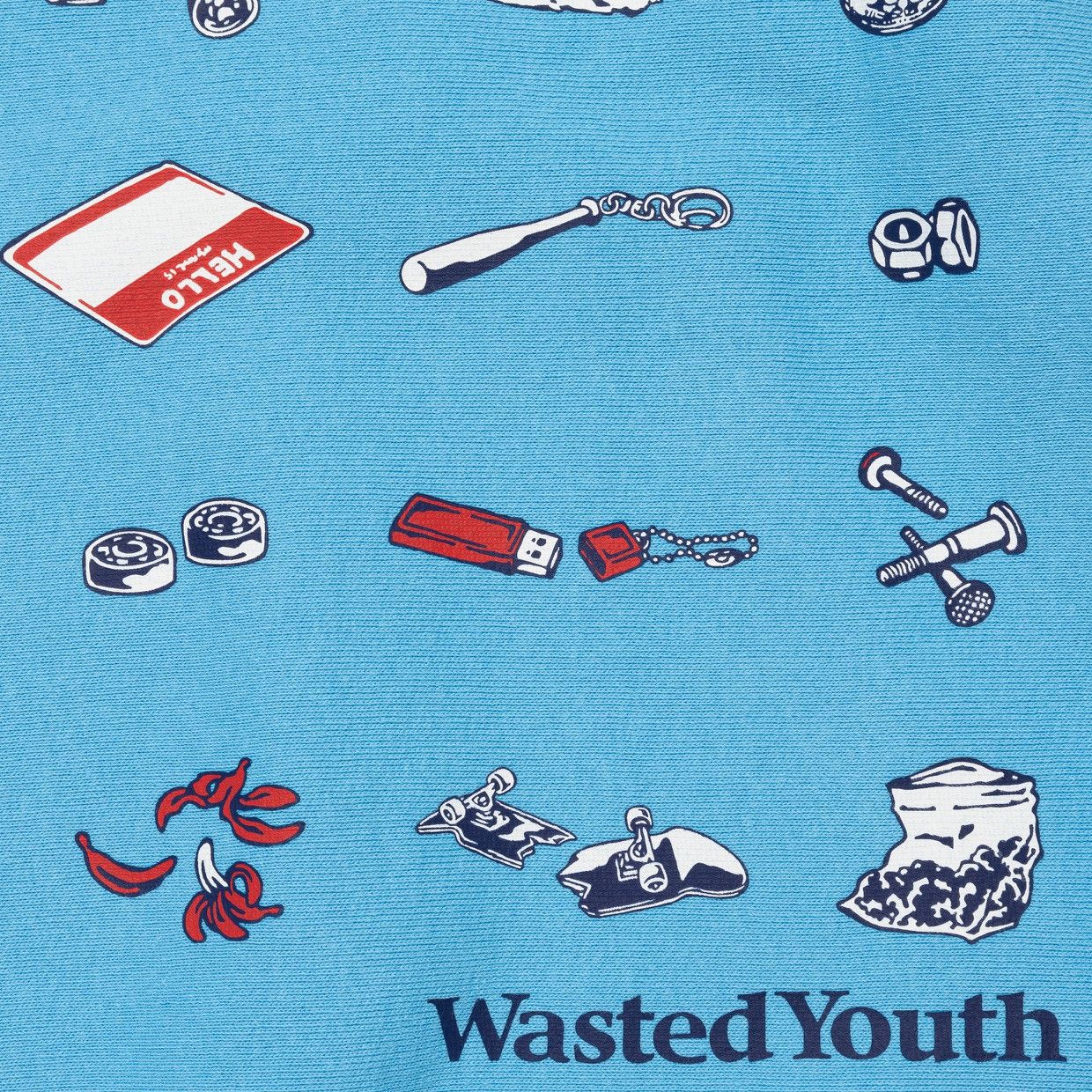 Japanese Brand Wasted Youth Hoodie Size ONE SIZE - 3 Thumbnail