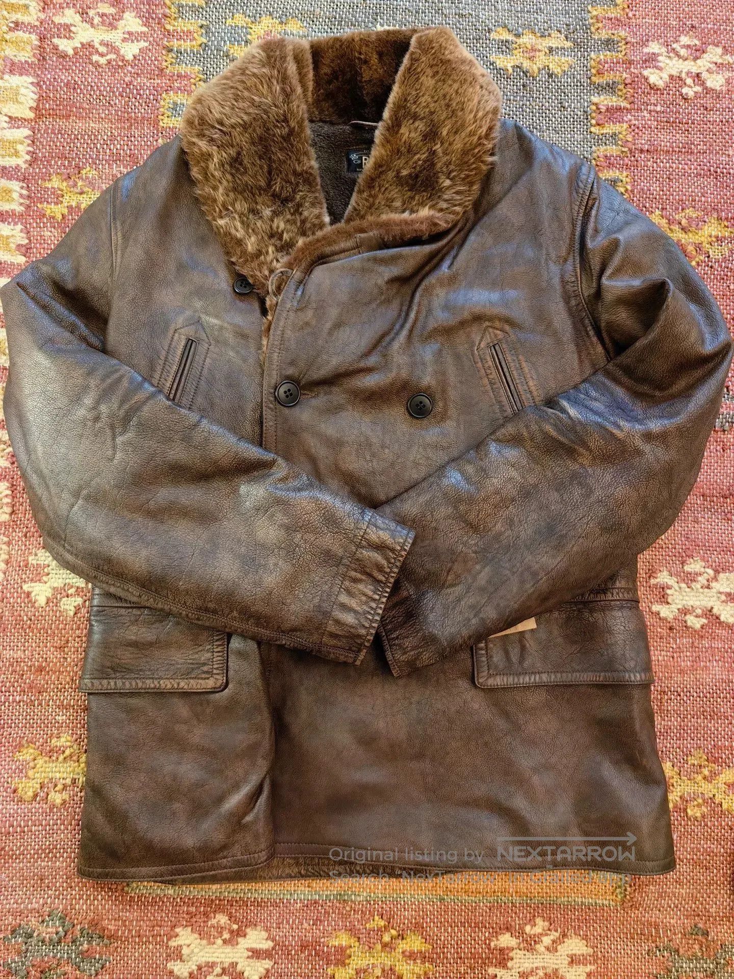 RRL Ralph Lauren RRL Shearling Leather Ranch Coat. Size US M / EU 48-50 / 2 - 1 Thumbnail