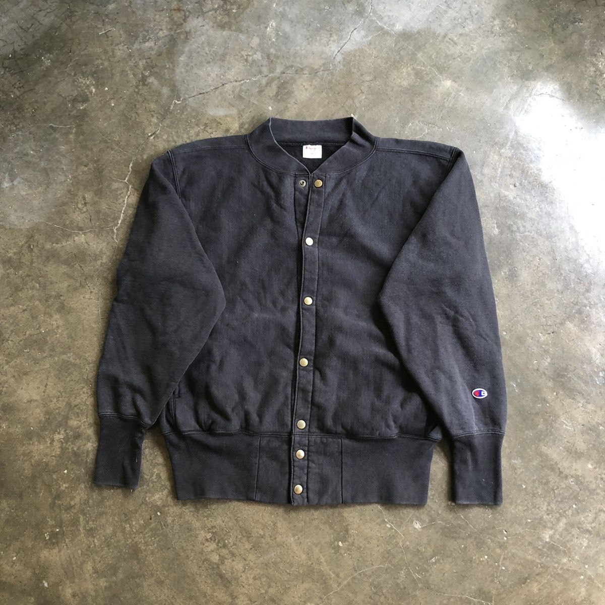 Champion × Vintage 90's CHAMPION REVERSE WEAVE COTTON JACKET Size US L / EU 52-54 / 3 - 1 Thumbnail