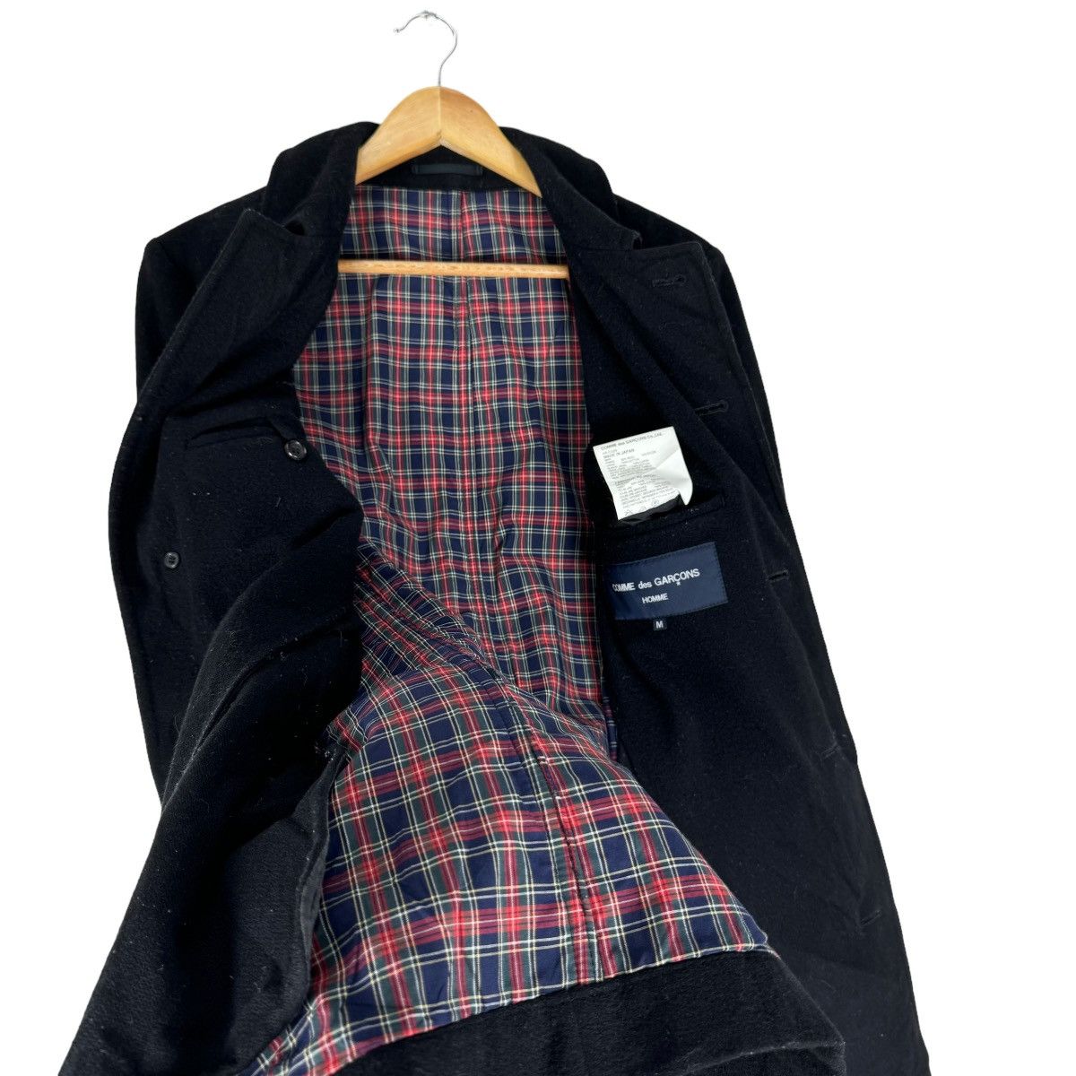 CDG by Comme des Garcons × Comme des Garcons × Comme des Garcons Homme 🔥CDG HOMME FW2010 WOOL PLAIDS INNER JACKET Size US M / EU 48-50 / 2 - 9 Thumbnail