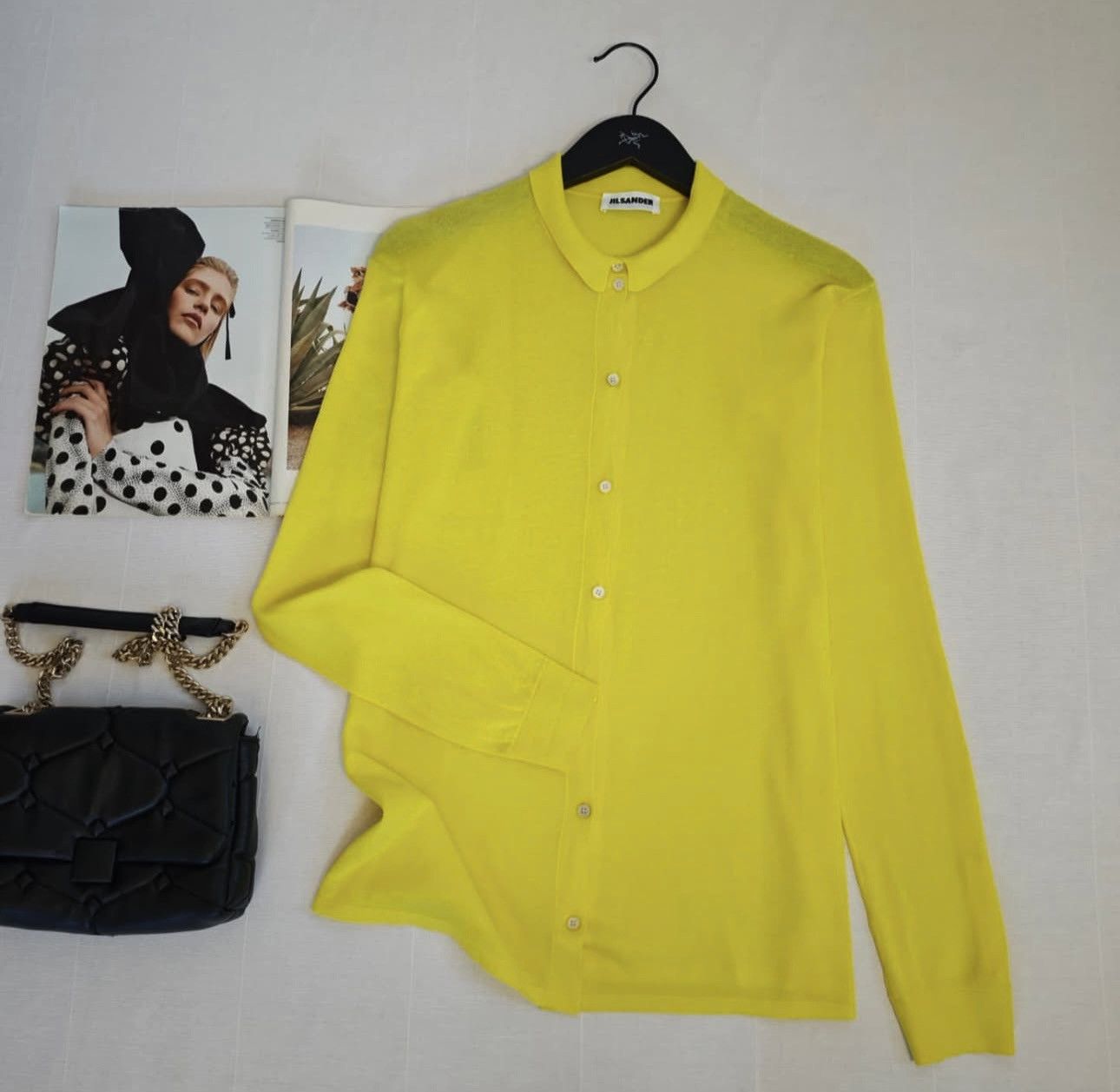 Designer × Jil Sander Jil Sander avant garde knit blouse cardigan Size S / US 4 / IT 40 - 2 Thumbnail