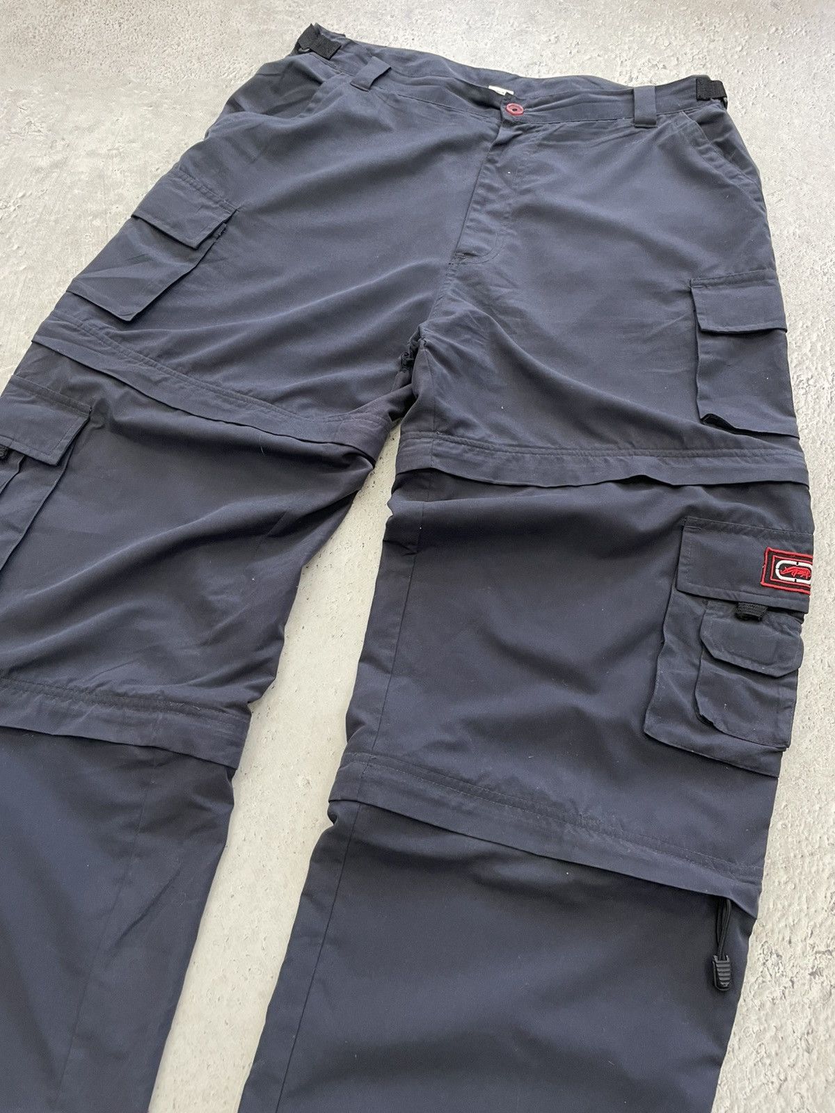 Ecko Unltd. Ecko Sk8 cargo nylon track pants skater archive 2000s Size US 34 / EU 50 - 2 Thumbnail