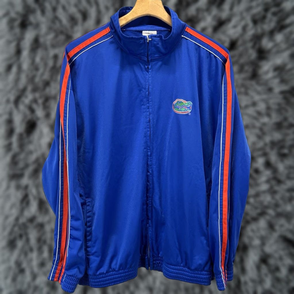 Vintage Florida Gators Men’s XL Jacket Zip-Up Pockets University of Florida Blue Orange Size US XL / EU 56 / 4 - 1 Thumbnail