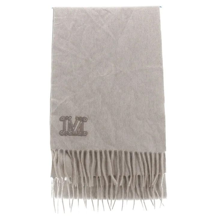 Max Mara MaxMara Simple Solid Knitted Scarf 0079 Size ONE SIZE - 1 Thumbnail
